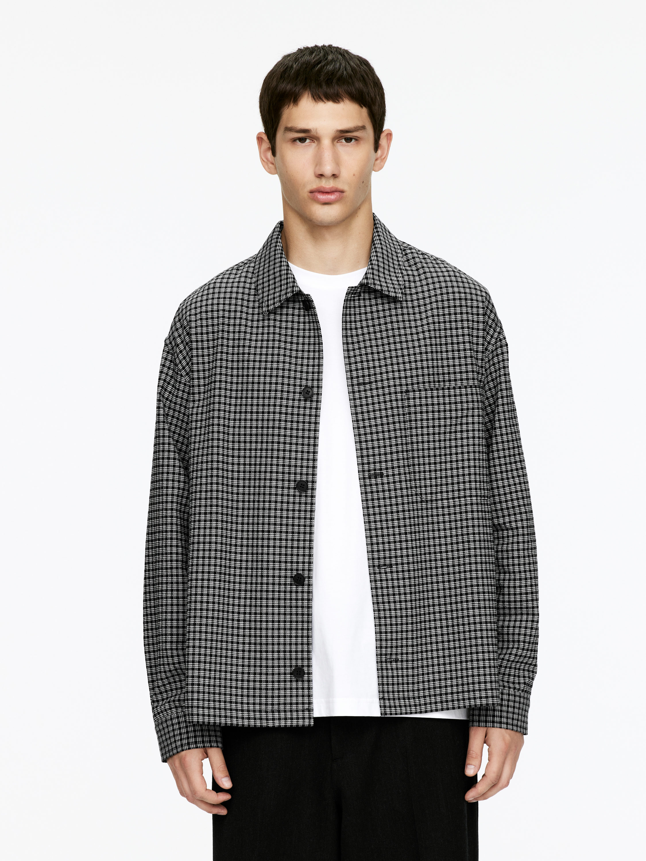 Seersucker Shirt-#272628-15583
