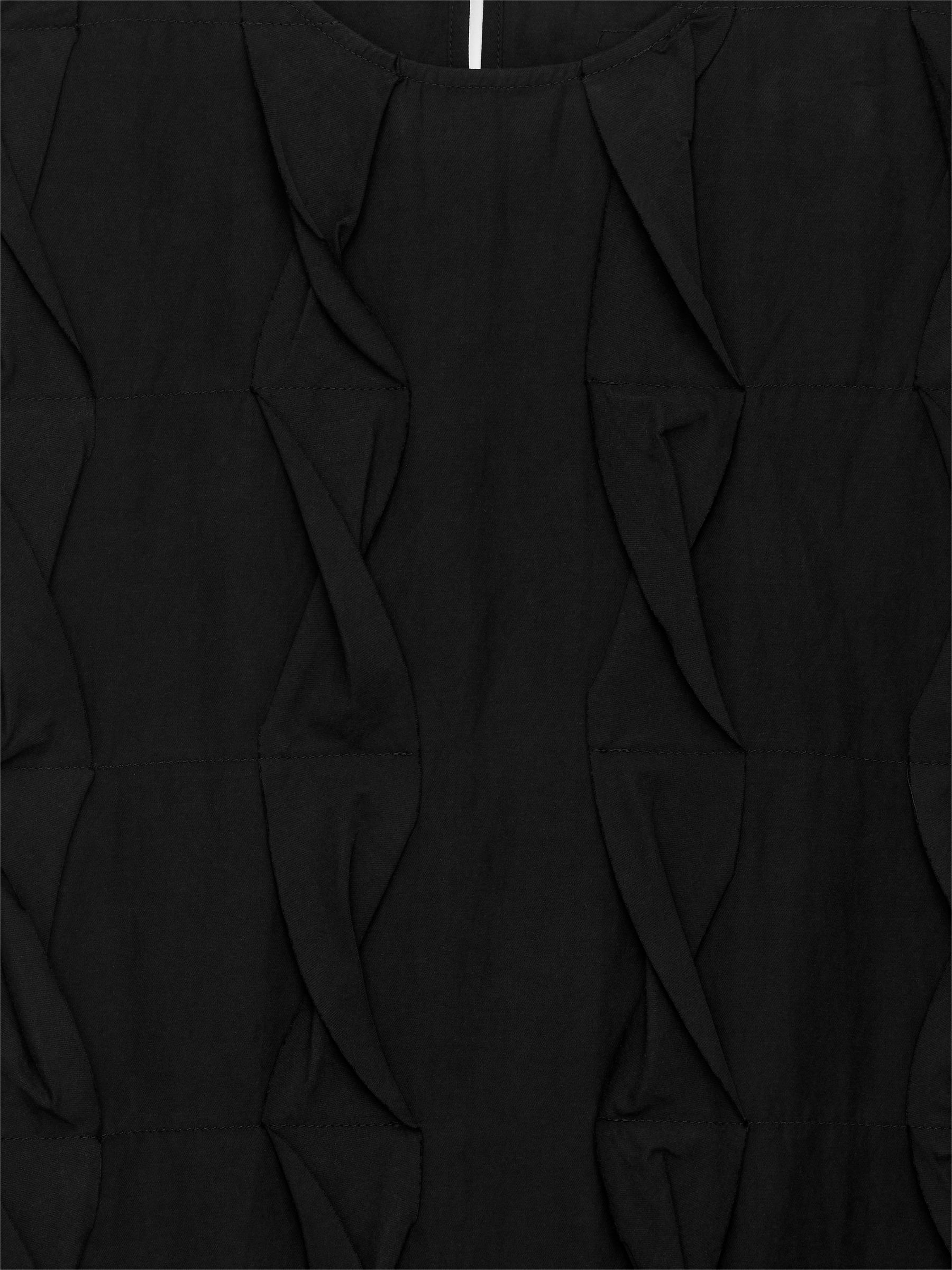 Frill-Detail Dress - Black - Loose fit - Women - StillMedia/DescriptiveDetail - 2