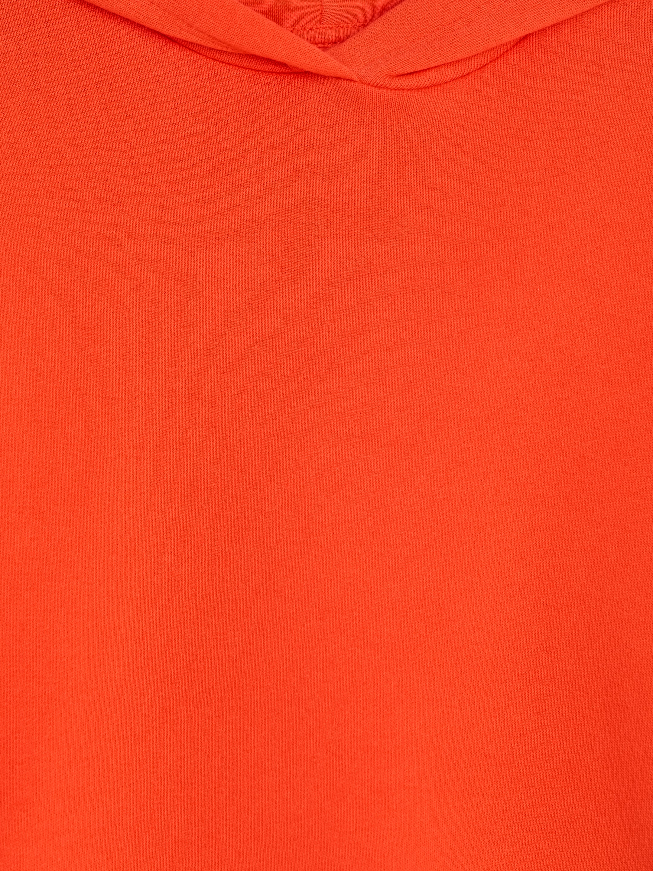 Cropped Hooded Sweatshirt - Bright Red - Relaxed fit - Children - StillMedia/DescriptiveDetail - 3