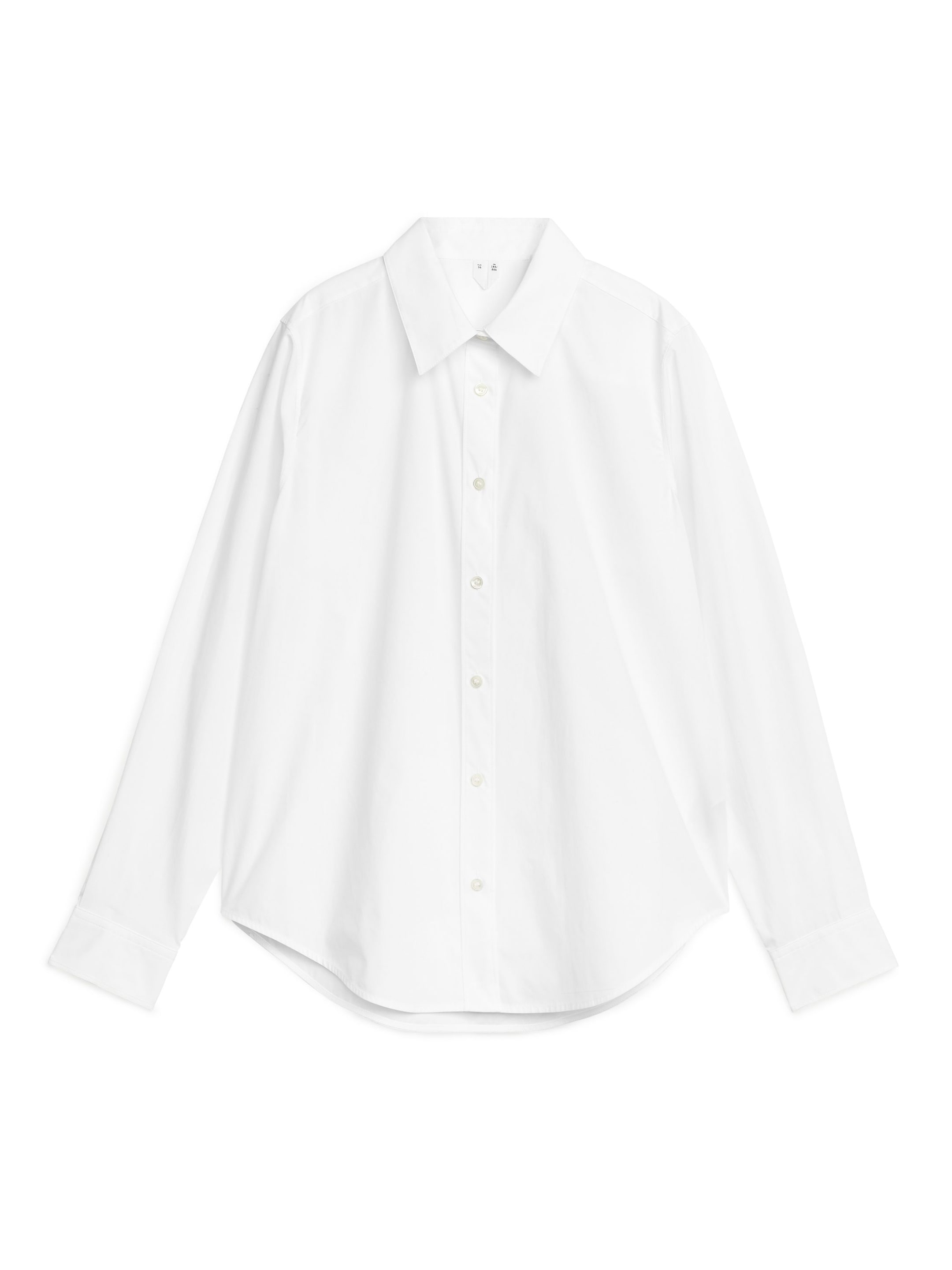 View larger image: Straight Cut Poplin Shirt - White - Ladies | H&M GB 1