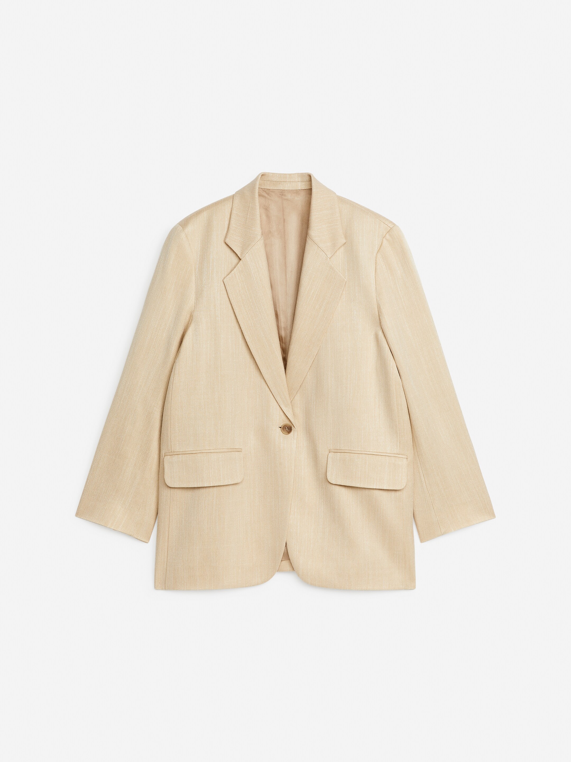 Größeres Bild ansehen: Einreihiger Oversize-Blazer - Senfgelb - Ladies | H&M DE 1