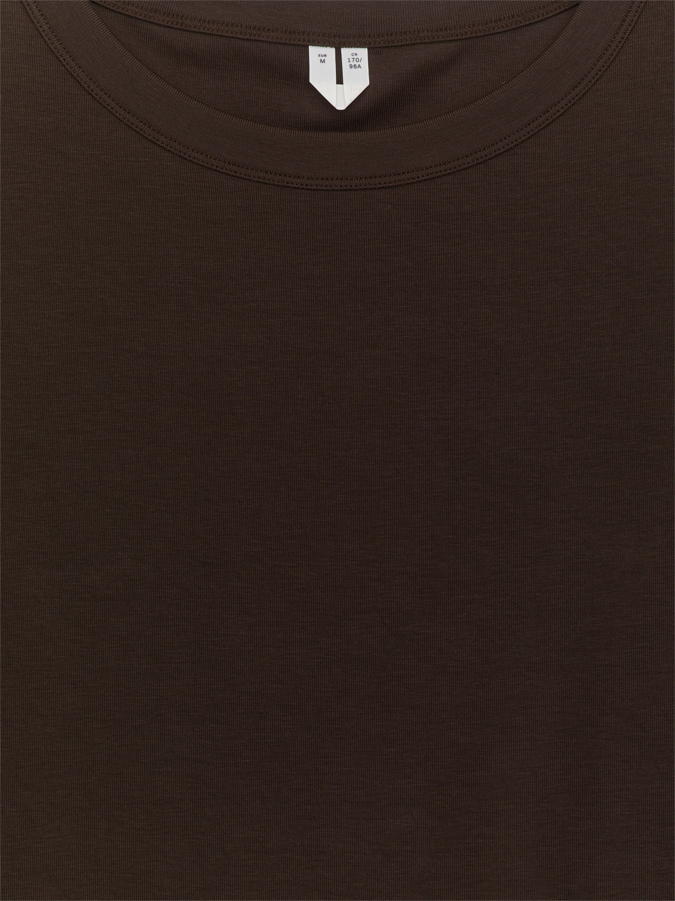 Geripptes langärmliges Oberteil - Dunkelbraun - Slim Fit - Damen - StillMedia/DescriptiveDetail - 1