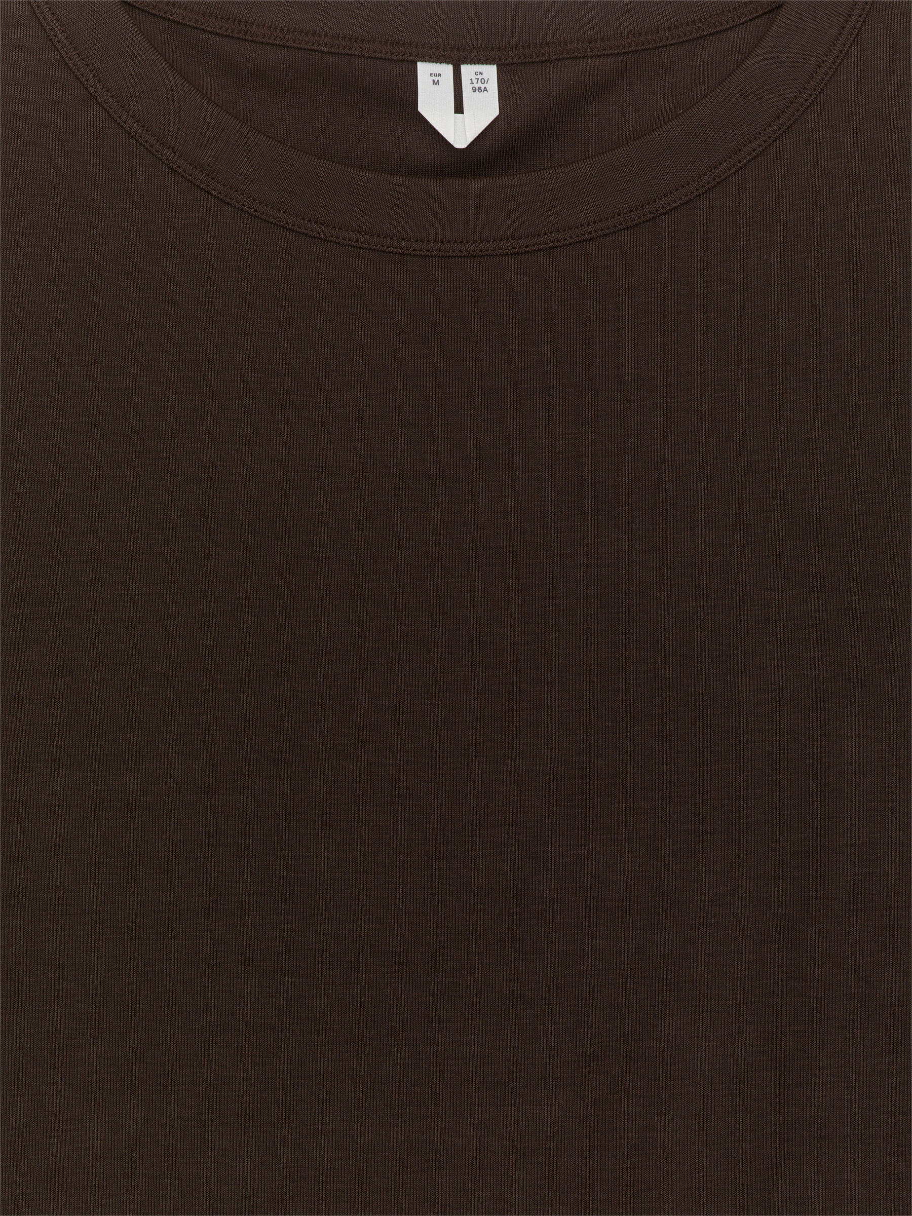 Geripptes langärmliges Oberteil - Dunkelbraun - Slim Fit - Damen - StillMedia/DescriptiveDetail - 1