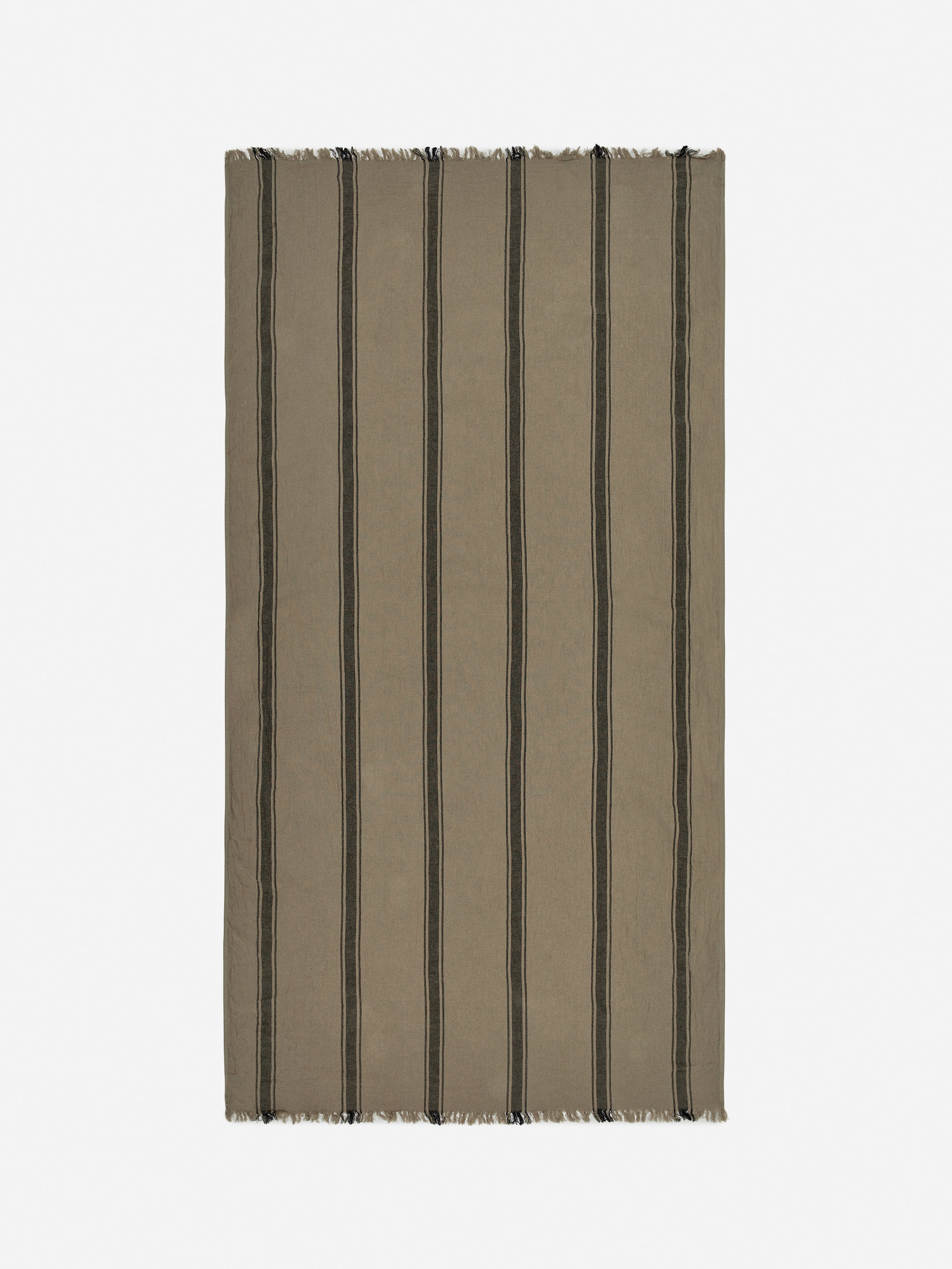 Woven Cotton Towel - Khaki Green/Brown - Homeware - StillMedia/DescriptiveStillLife - 2