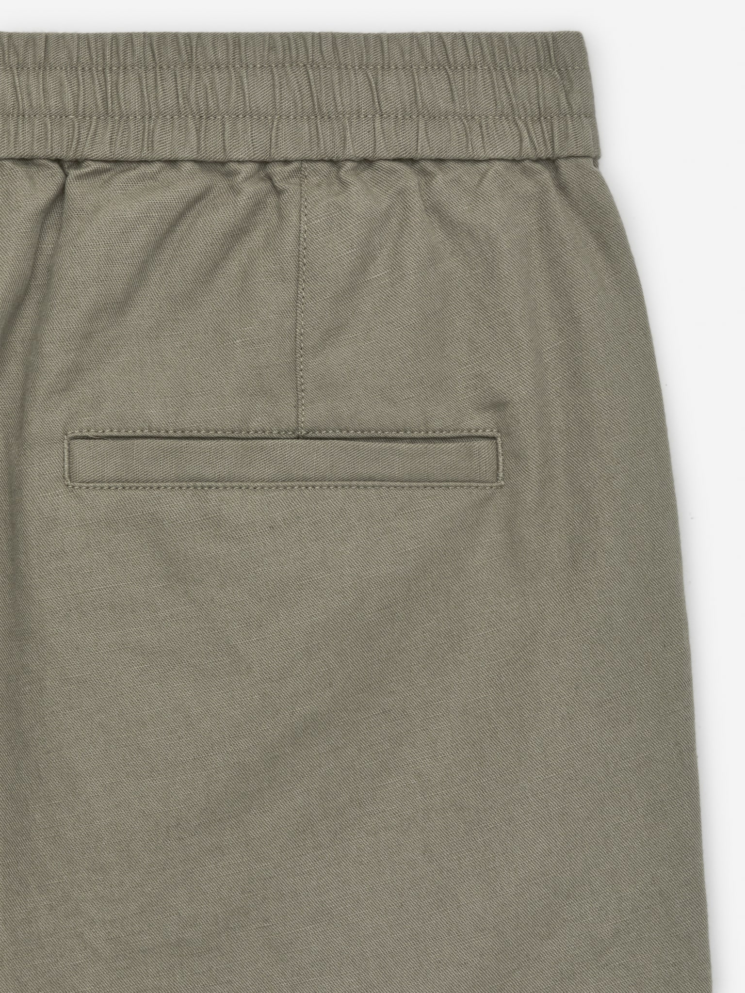 Pantalon en mélange de lin - Vert kaki/Beige/Bleu foncé/Taupe - 2