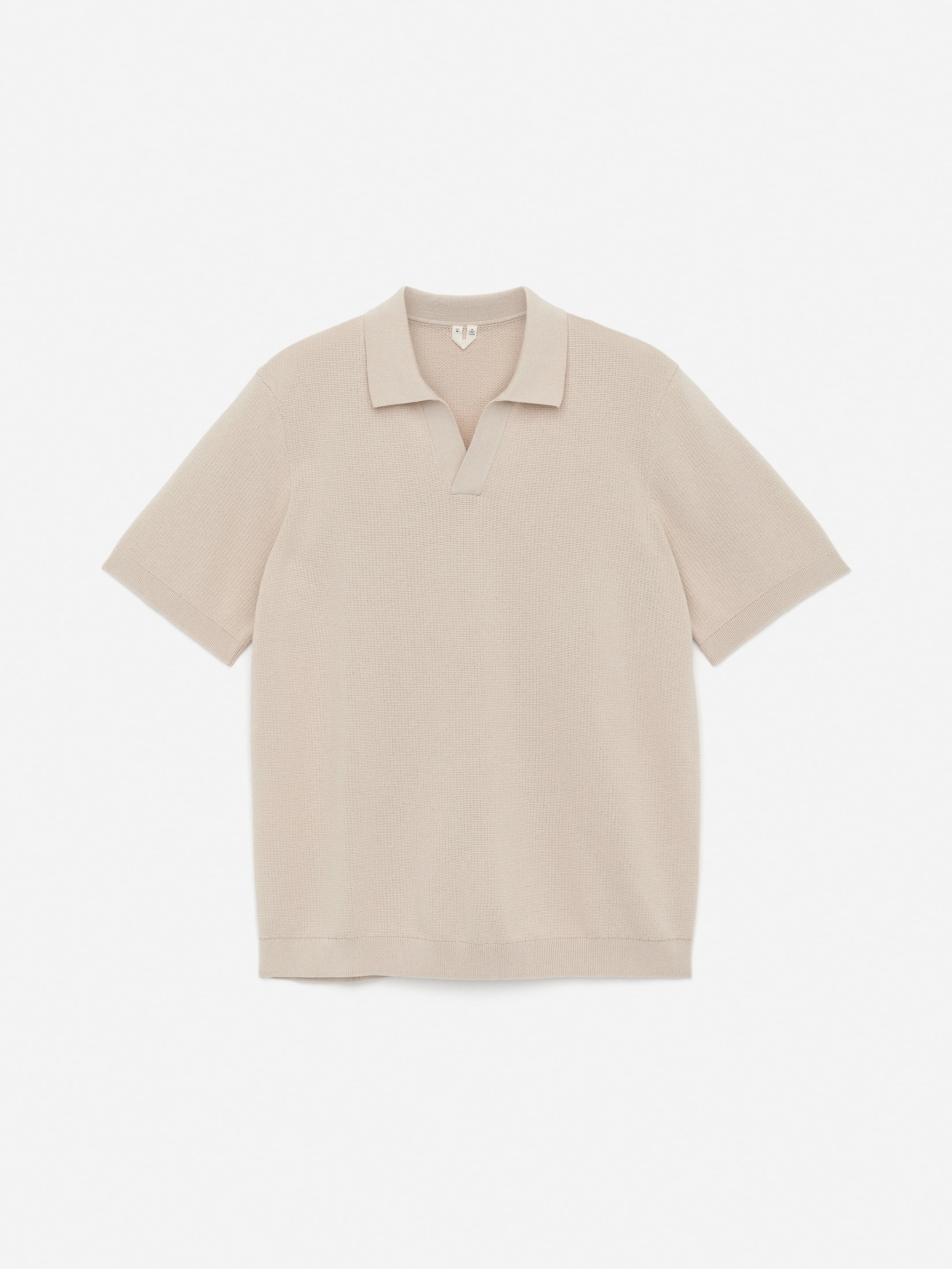 Textured Polo Shirt - Off White - Regular fit - Men - StillMedia/DescriptiveStillLife - 1