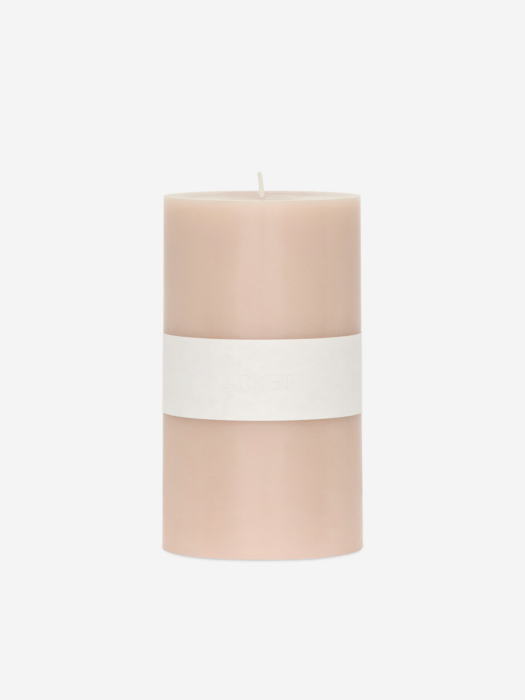 Pillar Candle 17.5 cm-#C5B5B5-17044