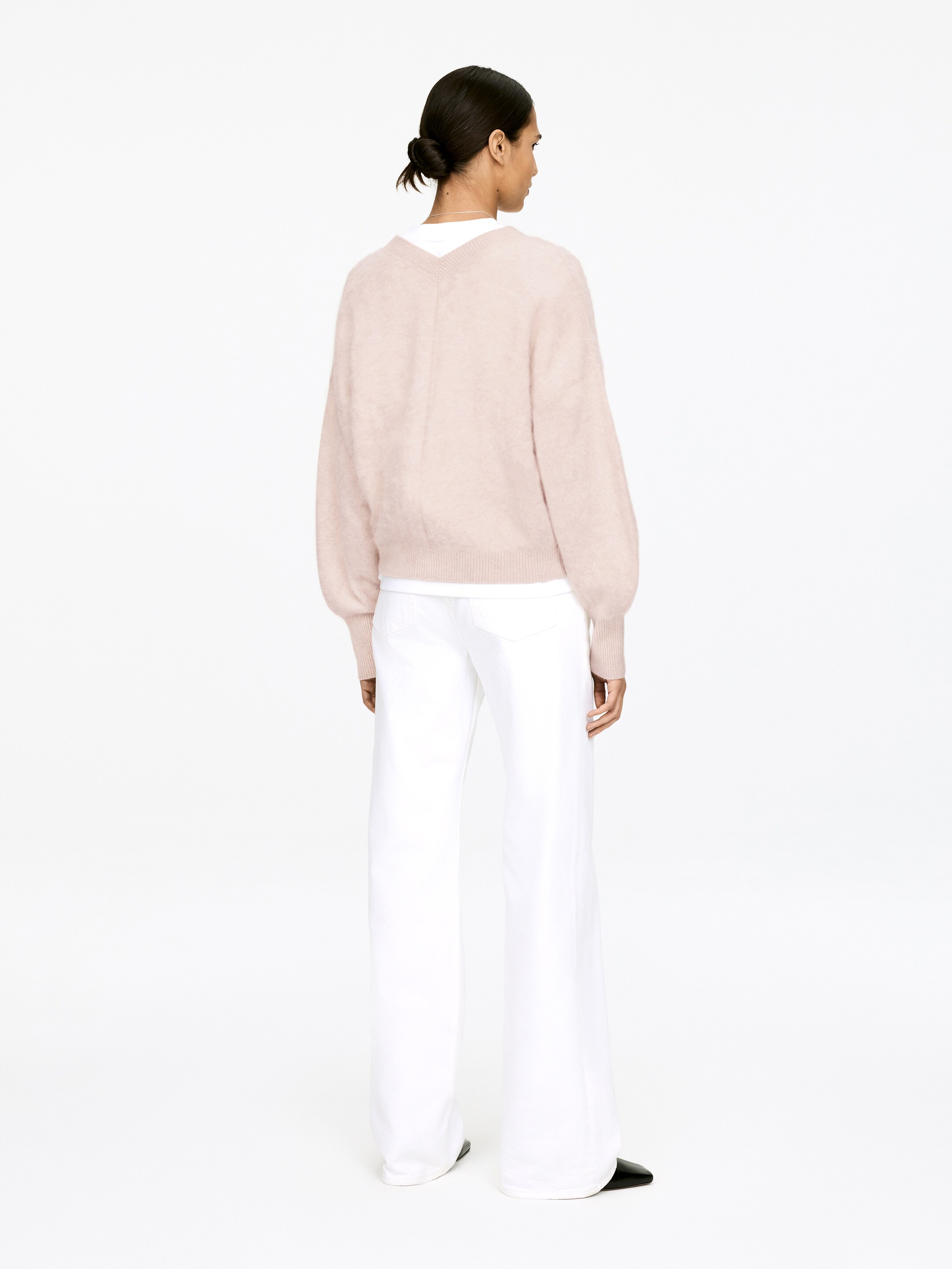 Nagyobb kép megtekintése: Kifésült tiszta kasmír pulóver - Bézs - NŐI | H&M HU 3