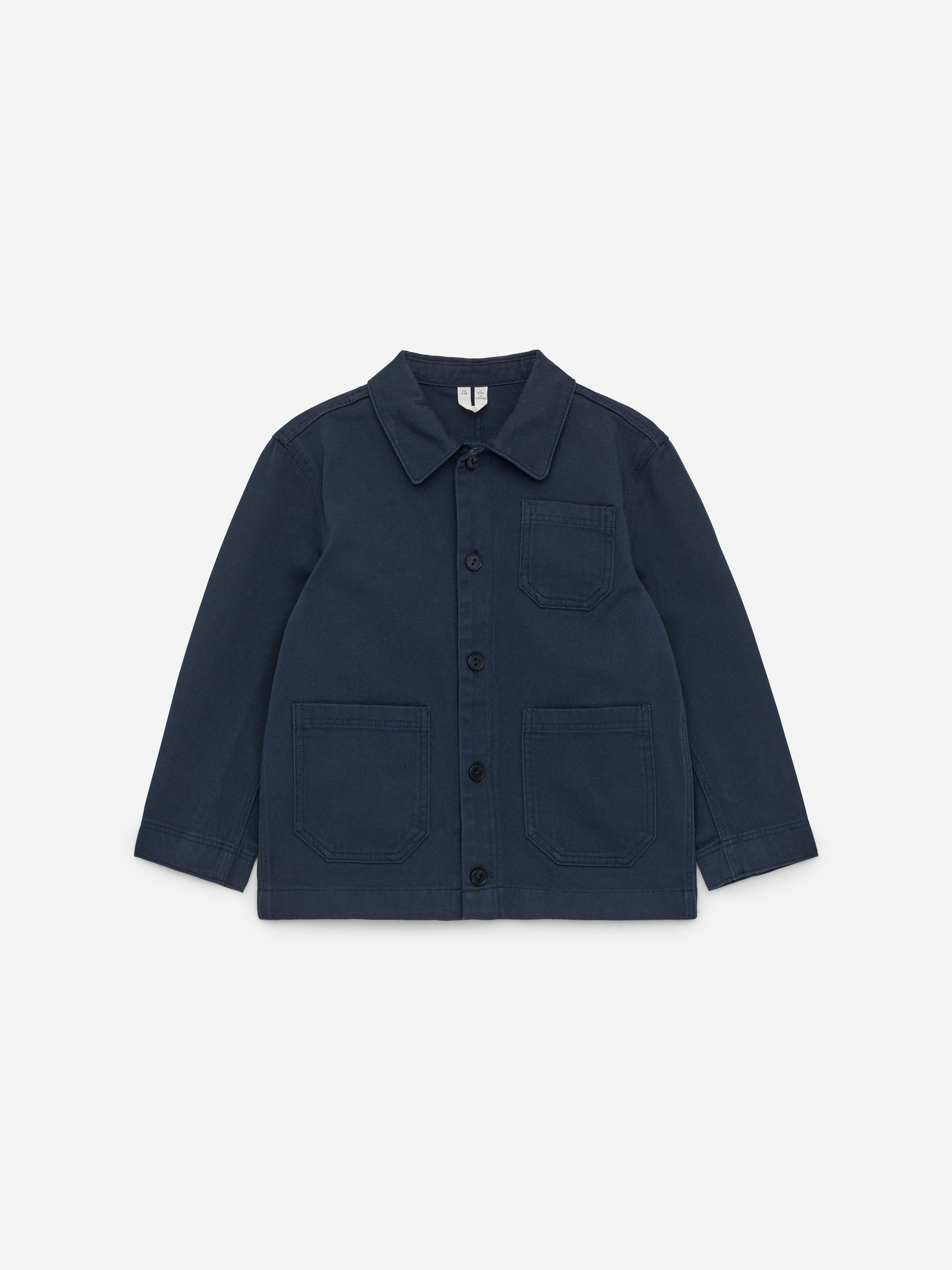 Vis større bilde: Bomullsoverskjorte - Mørkeblå - BARN | H&M NO 1
