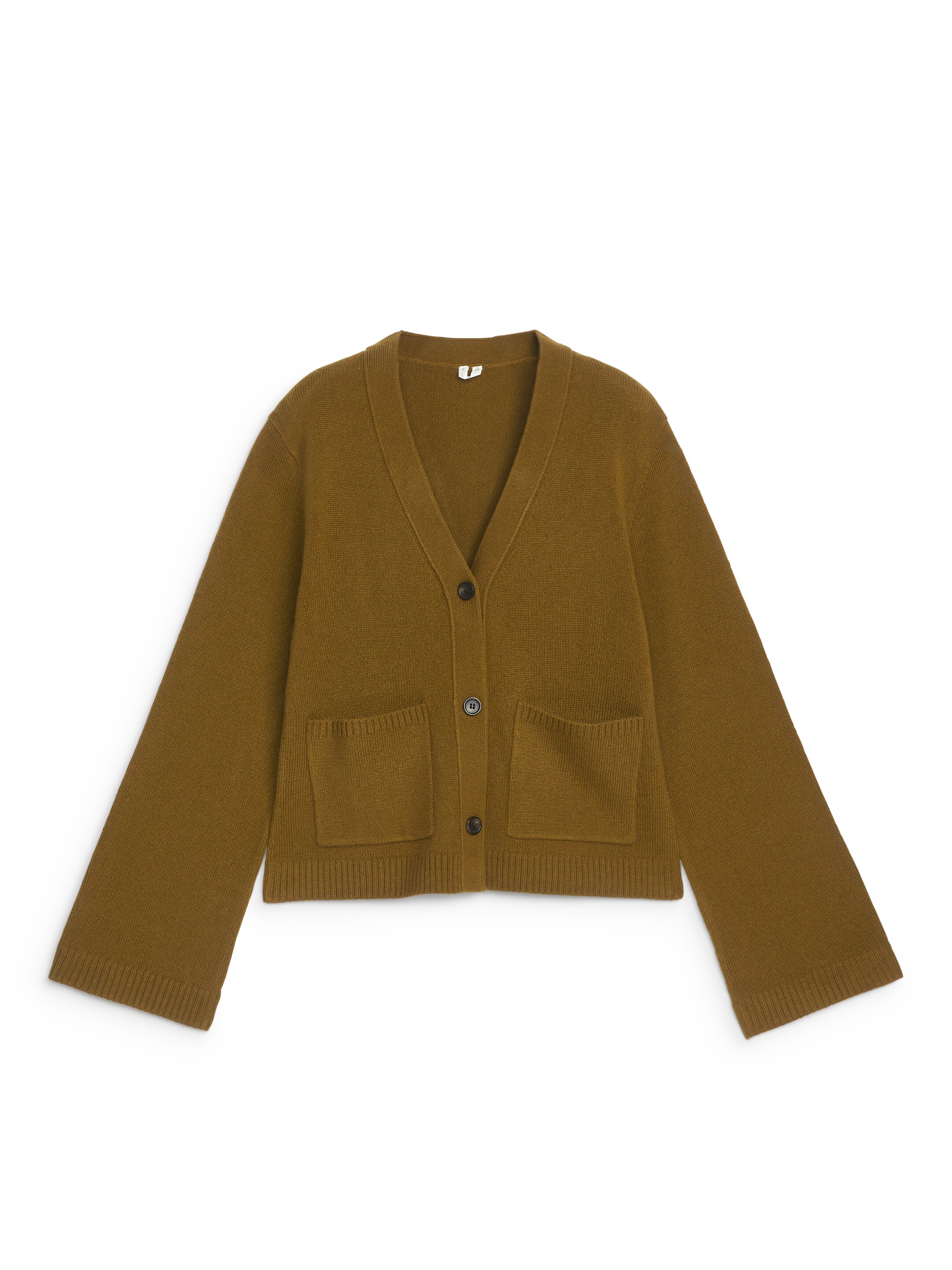 Zobacz większy obraz: Wełniany kardigan - Khaki - ONA | H&M PL 1