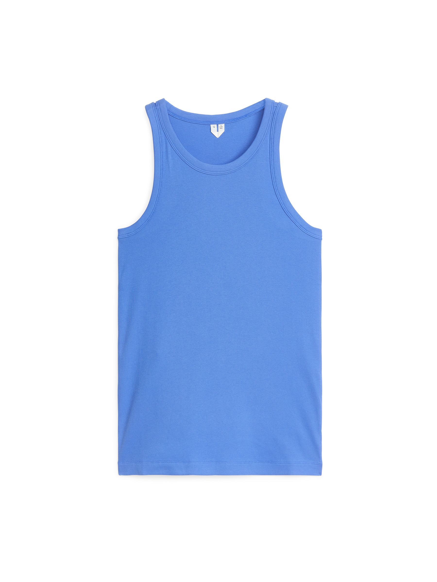 Rippenträgerhemd mit Racerback - Blau - Regular Fit - Damen - StillMedia/DescriptiveStillLife - 1