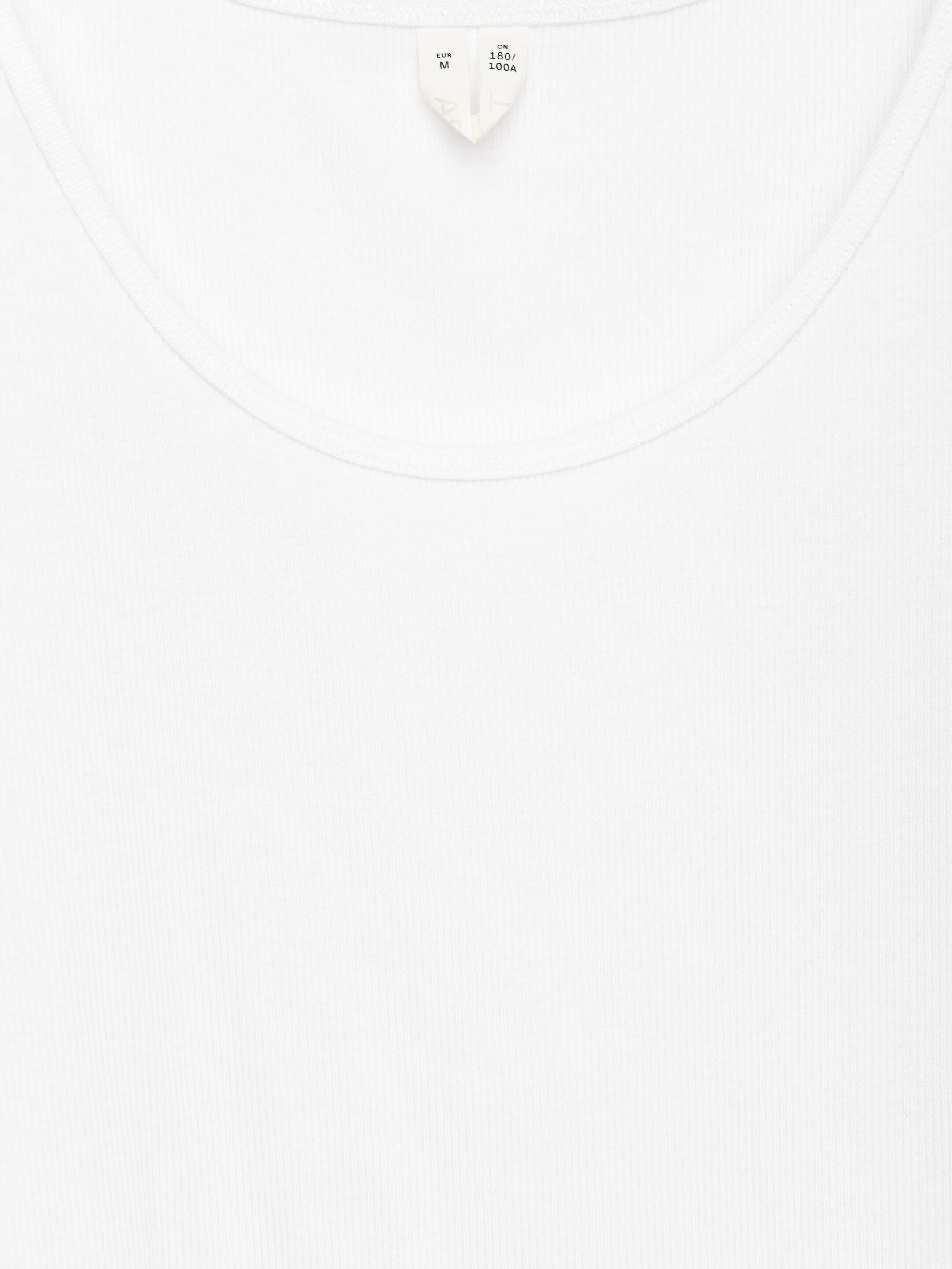 Ingrandisci l'immagine: Ribbed Tank Top - White - UOMO | H&M CH 2
