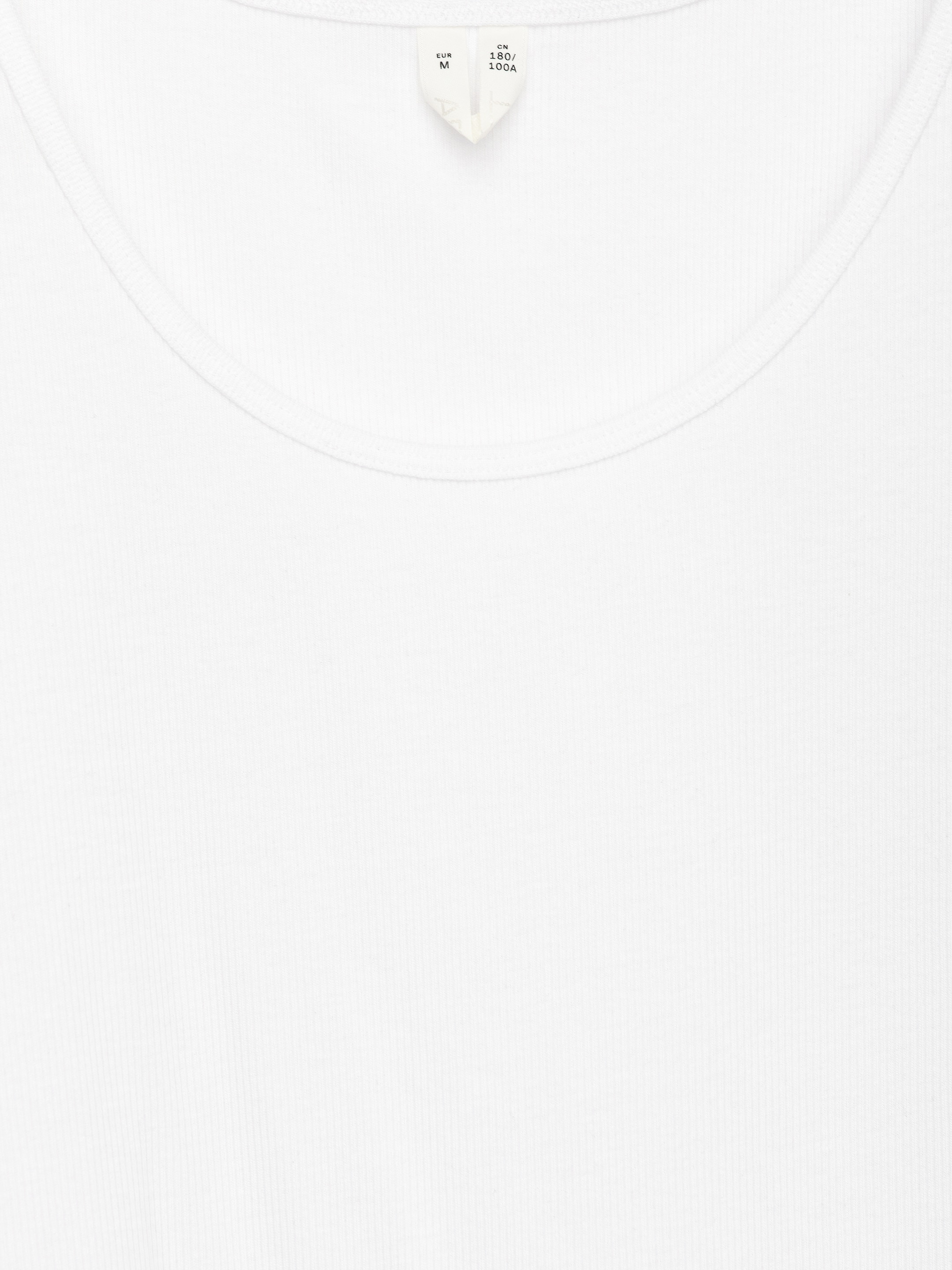 Ribbed Tank Top - White - Regular fit - Men - StillMedia/DescriptiveDetail - 2
