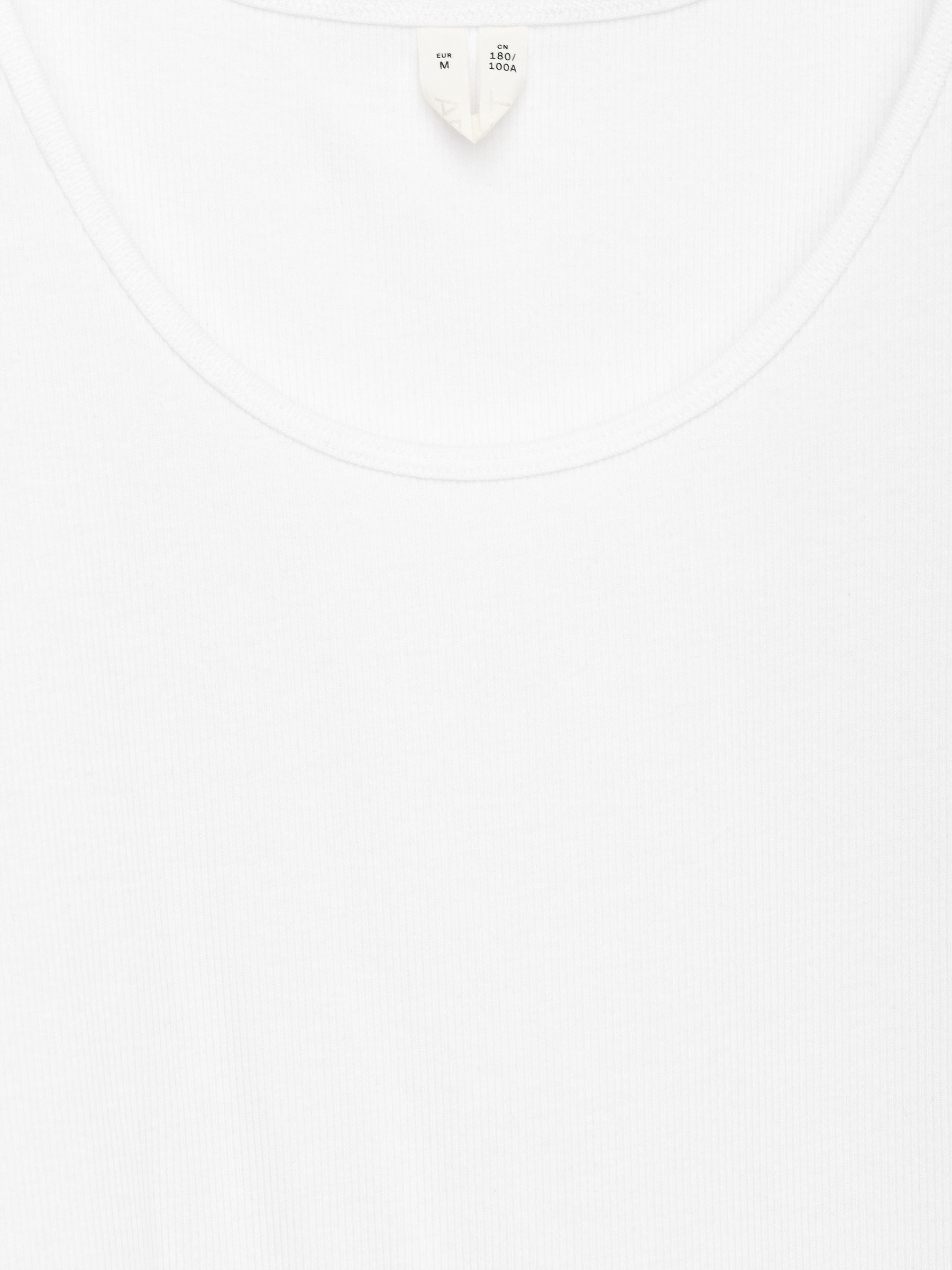 Ribbed Tank Top - White - Regular fit - Men - StillMedia/DescriptiveDetail - 2