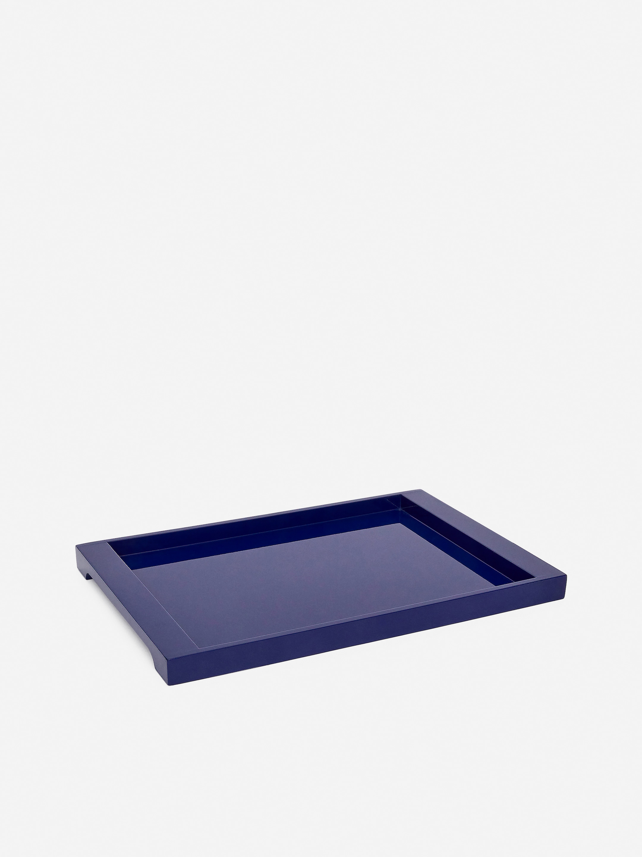 Lackiertes Tablett, 47 x 31 cm - Blau - Haushaltswaren - StillMedia/DescriptiveStillLife - 1