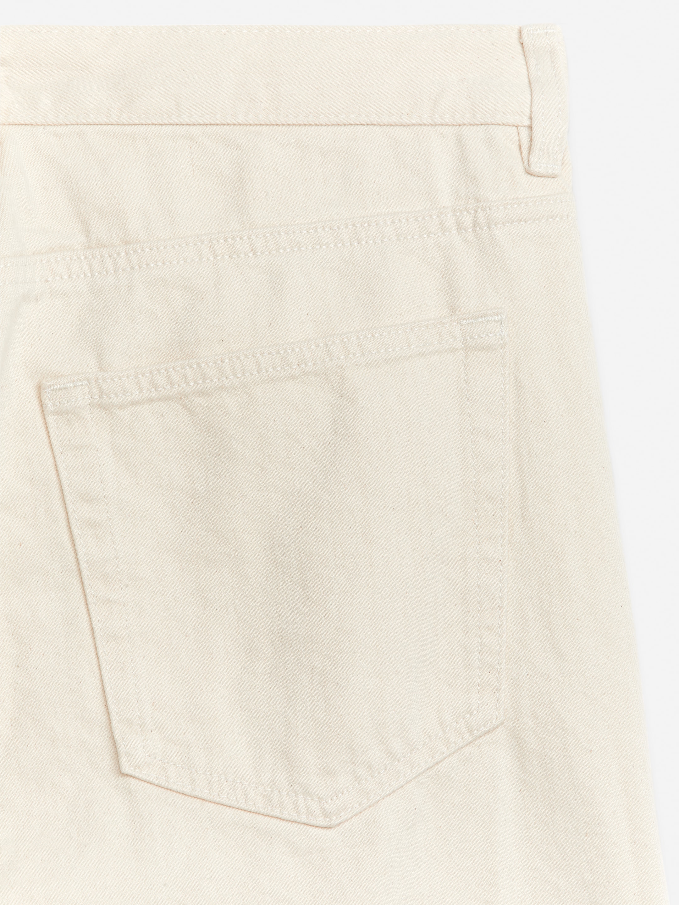 OCEAN Loose Straight Jeans - Ecru - Loose fit - Men - StillMedia/DescriptiveDetail - 1