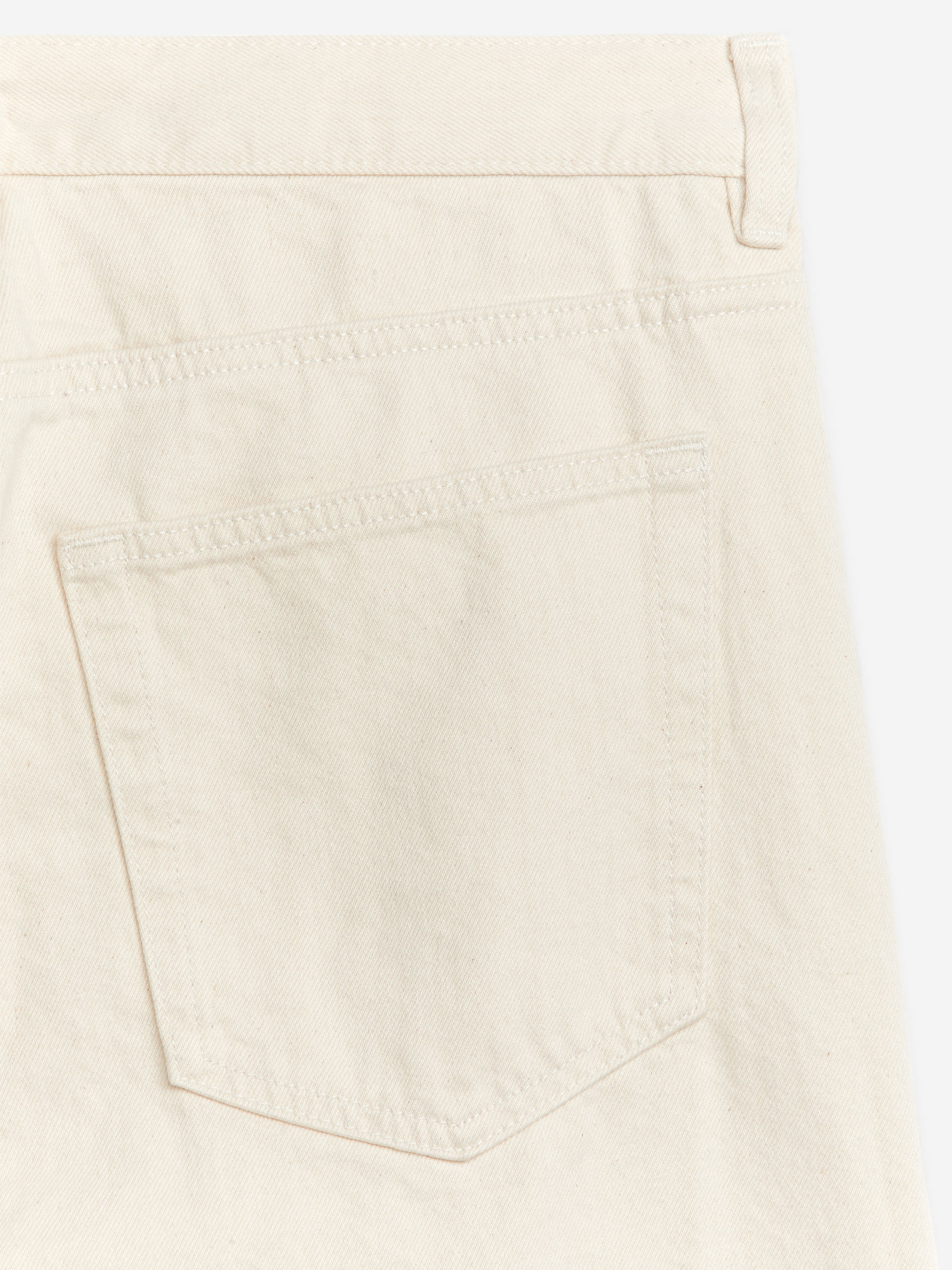 OCEAN Loose Straight Jeans - Ecru - Loose fit - Men - StillMedia/DescriptiveDetail - 1