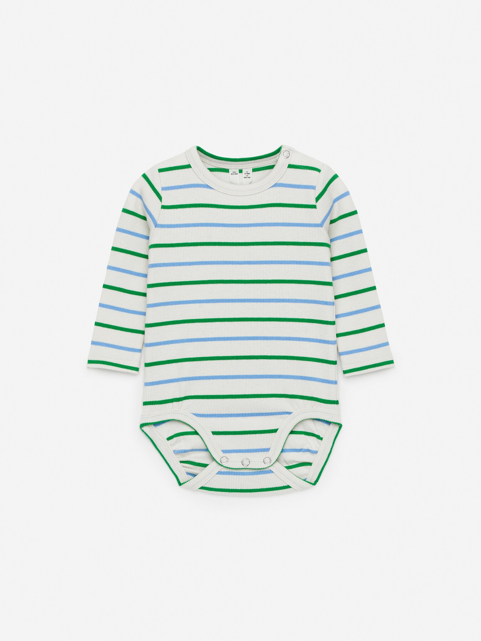 Body w prążki z długim rękawem - Niebieski/Zielone paski/Ciemnozielony/Liliowy/Liliowy/Zielony/Czerwony/Złamana biel/Jasnoniebieski/Zielony/Niebieski