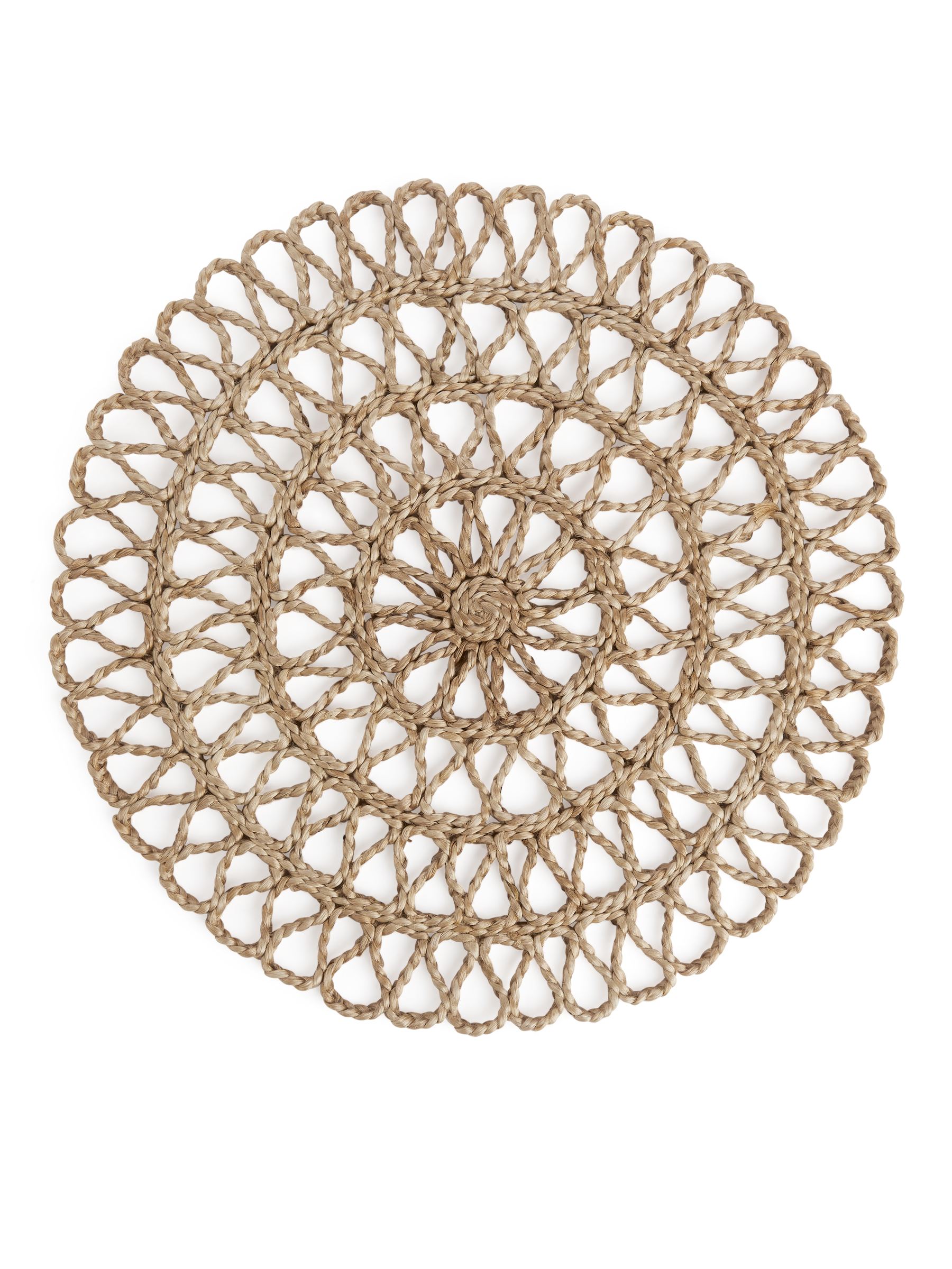 Bordsunderlägg i jute, 38 cm-#D0C2AA-5306