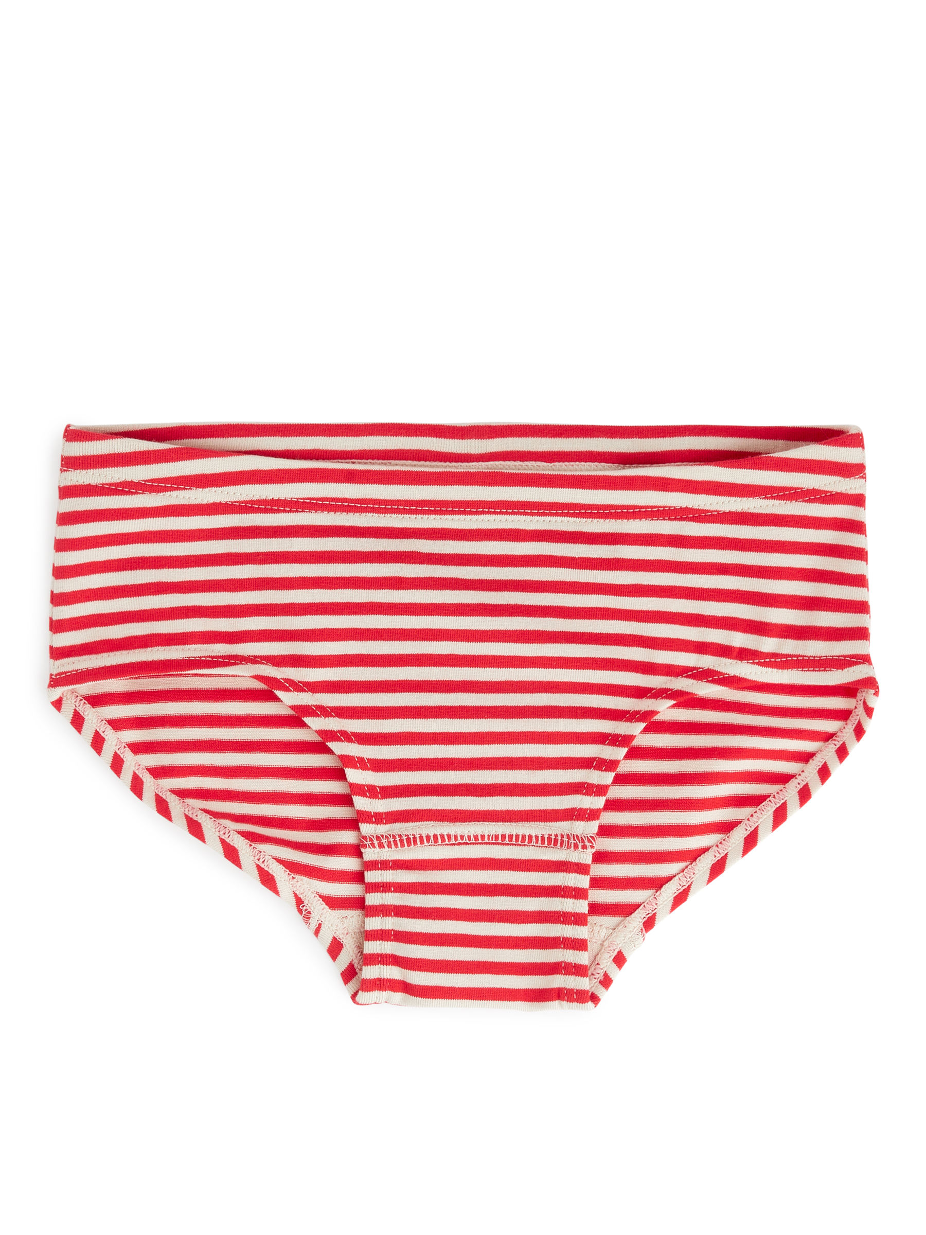 Slips aus Baumwolljersey, 3er-Set - Rot/Cremeweiß - Regular Fit - Kinder - StillMedia/DescriptiveStillLife - 2