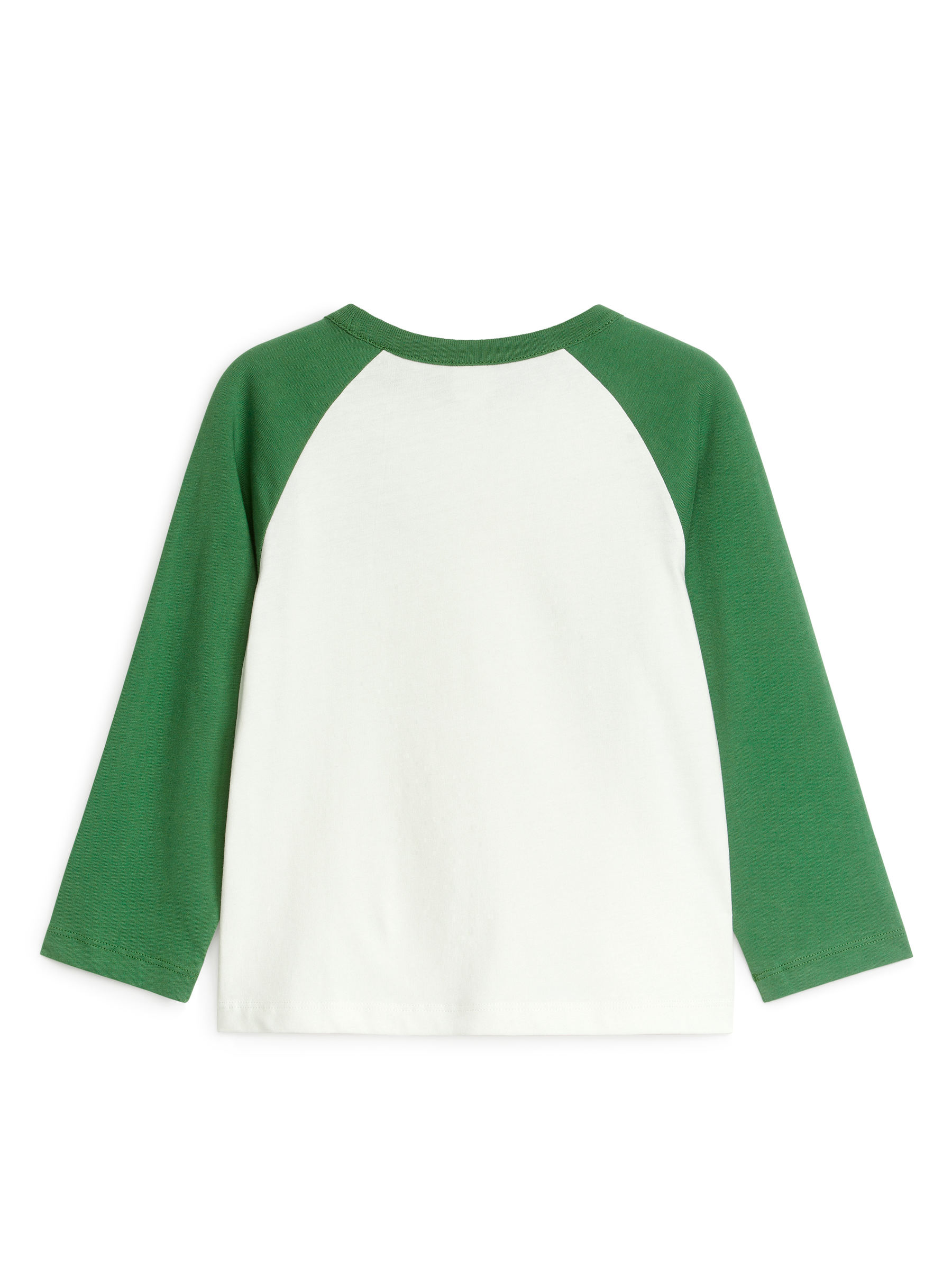 Langarm-T-Shirt - Weiß/Grün - Regular Fit - Kinder - StillMedia/DescriptiveStillLife - 2