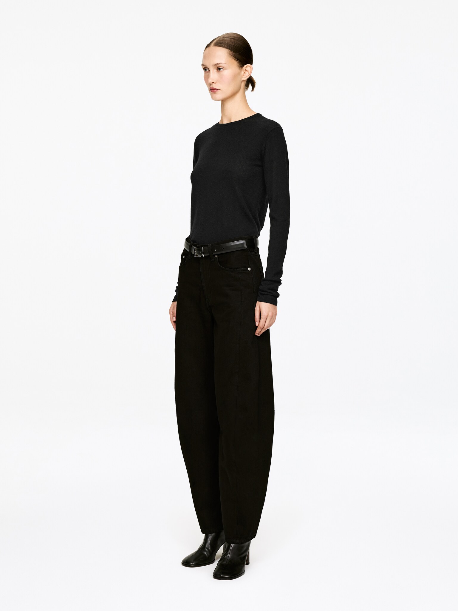 Pullover aus reinem Kaschmir - Schwarz - 6