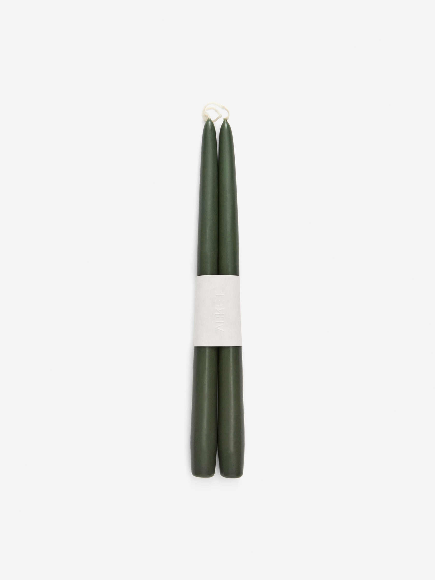 Tapered Candles Set of 2 - Dark Green - Homeware - StillMedia/DescriptiveStillLife - 2