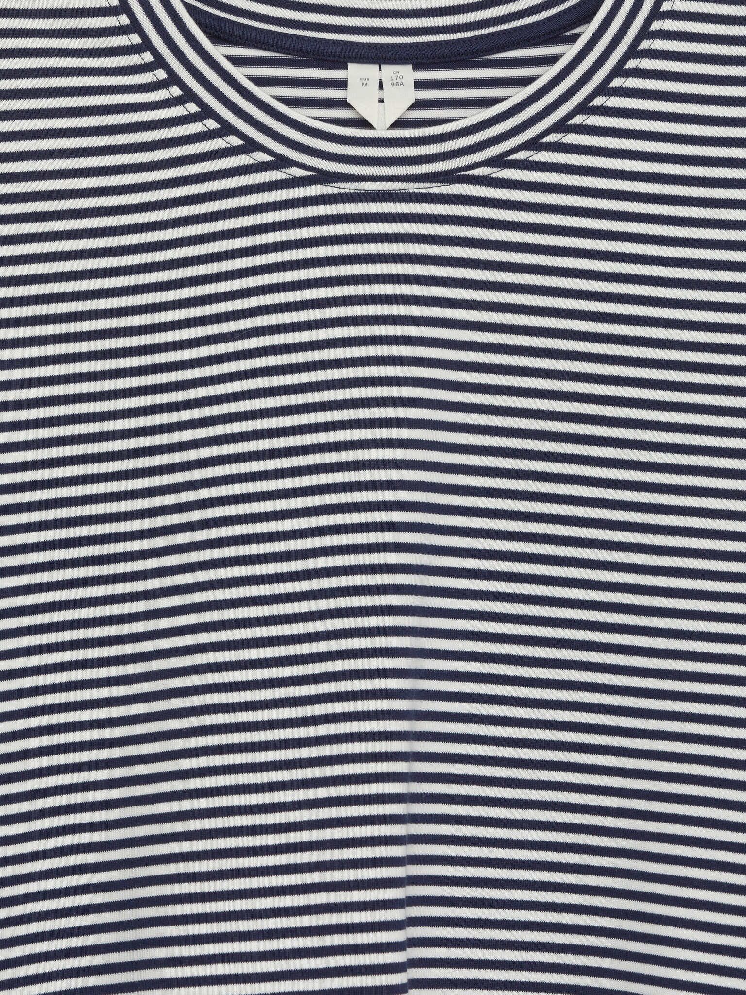 Gruby T-shirt EIRA - Ciemnoniebieski/Biały/Biały - 4