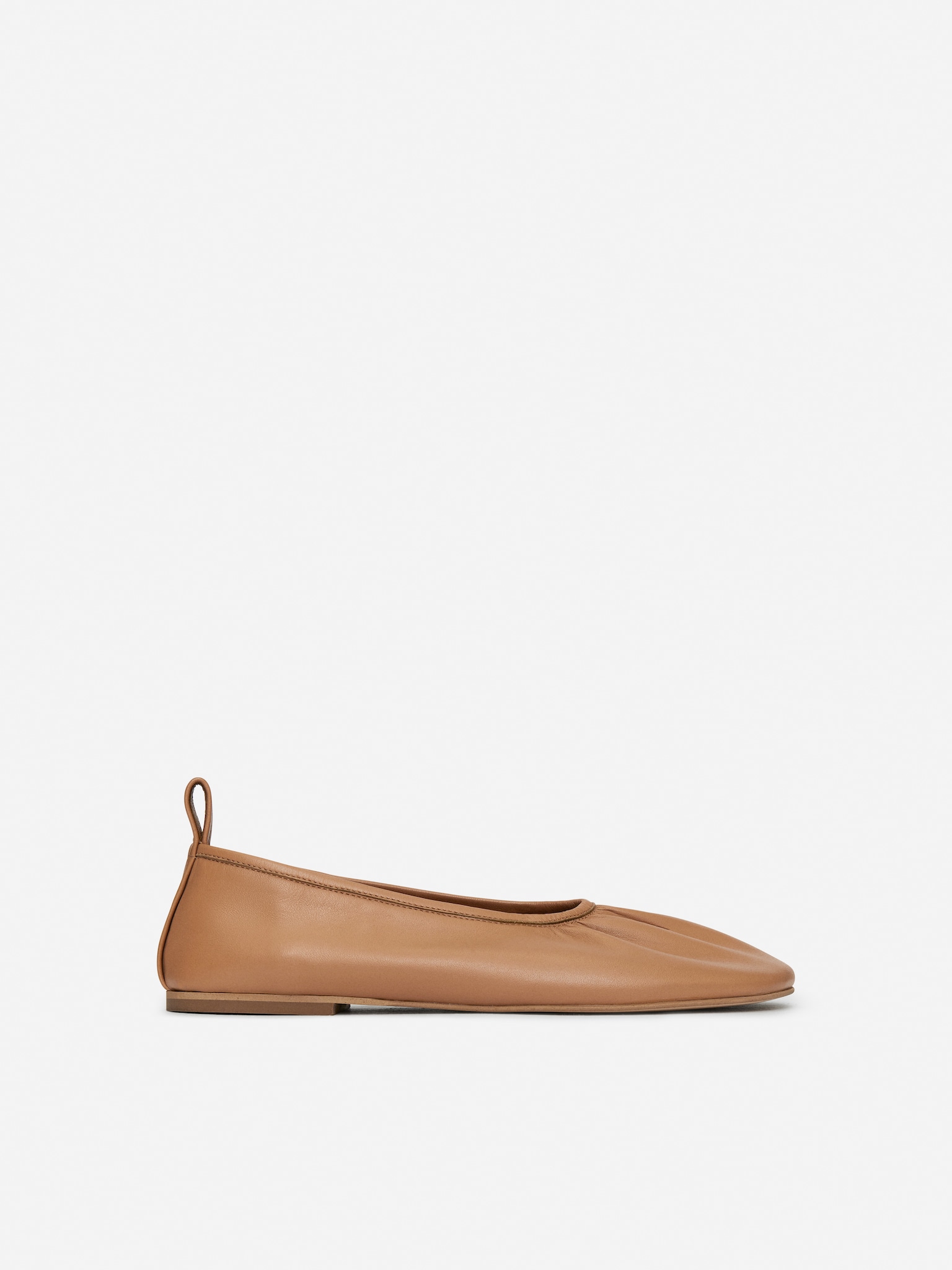 Ballerines en cuir - Marron