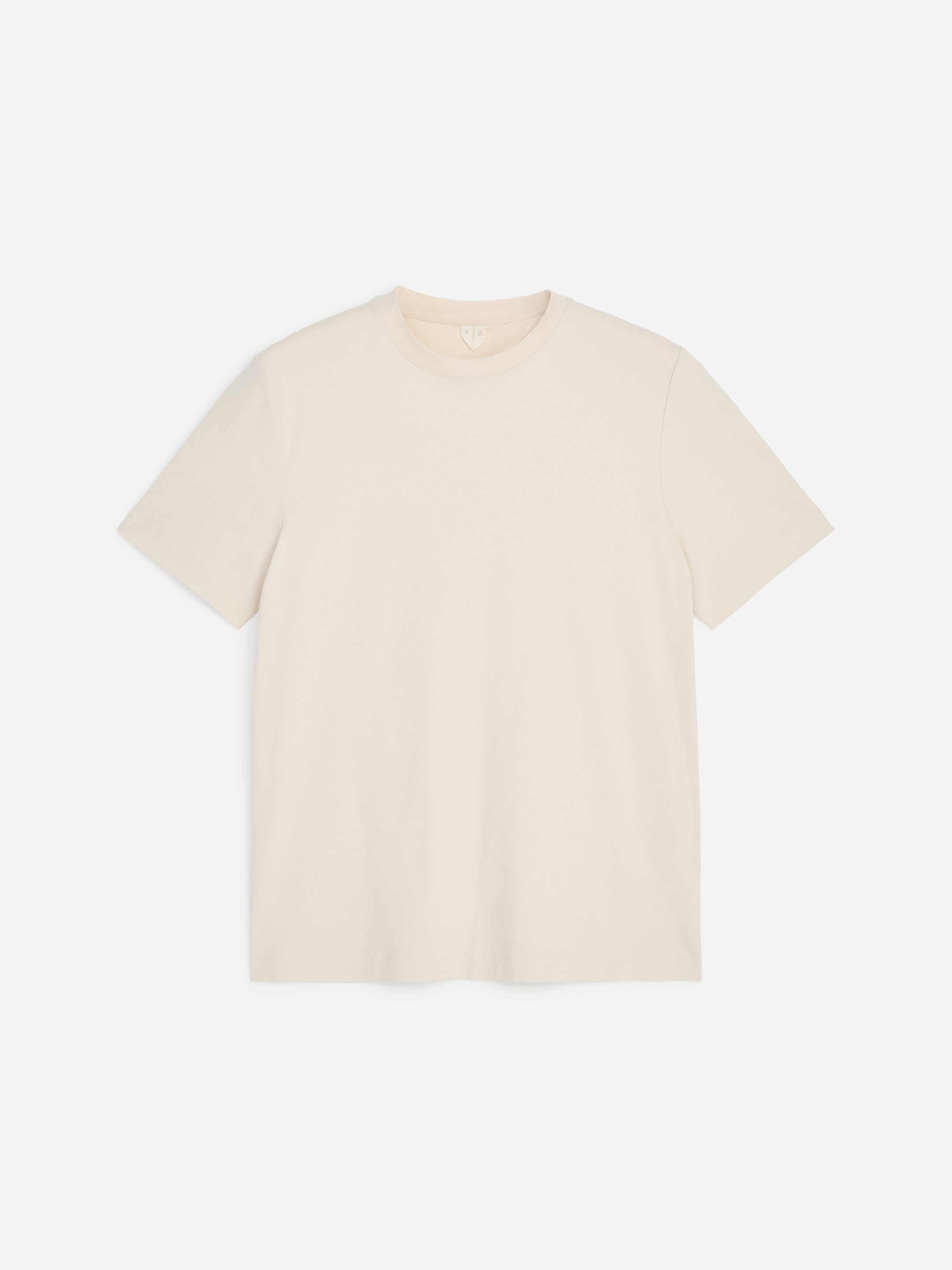 Regular Interlock T-shirt - Off White - Regular fit - men - StillMedia/DescriptiveStillLife - 1