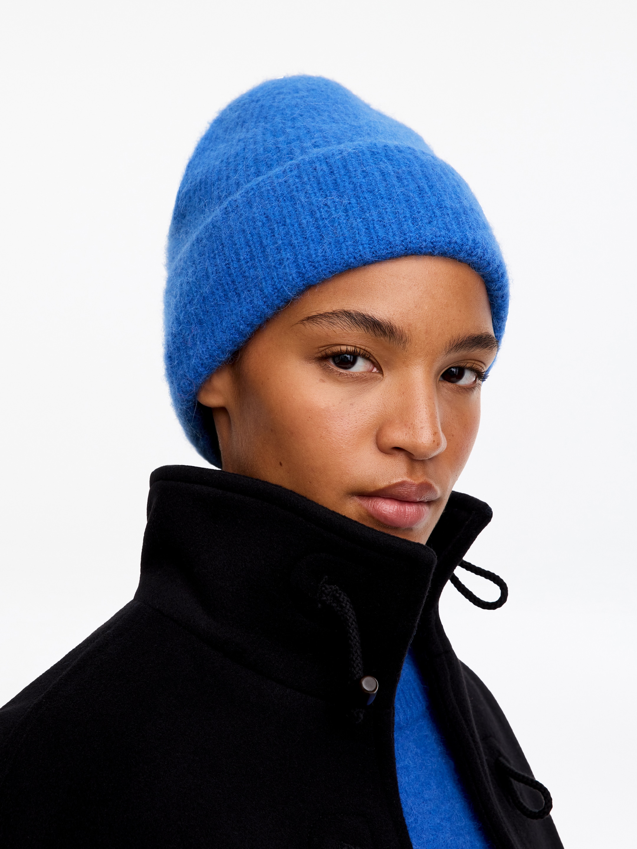 Beanie aus Alpakawollmischung-Blue-20558