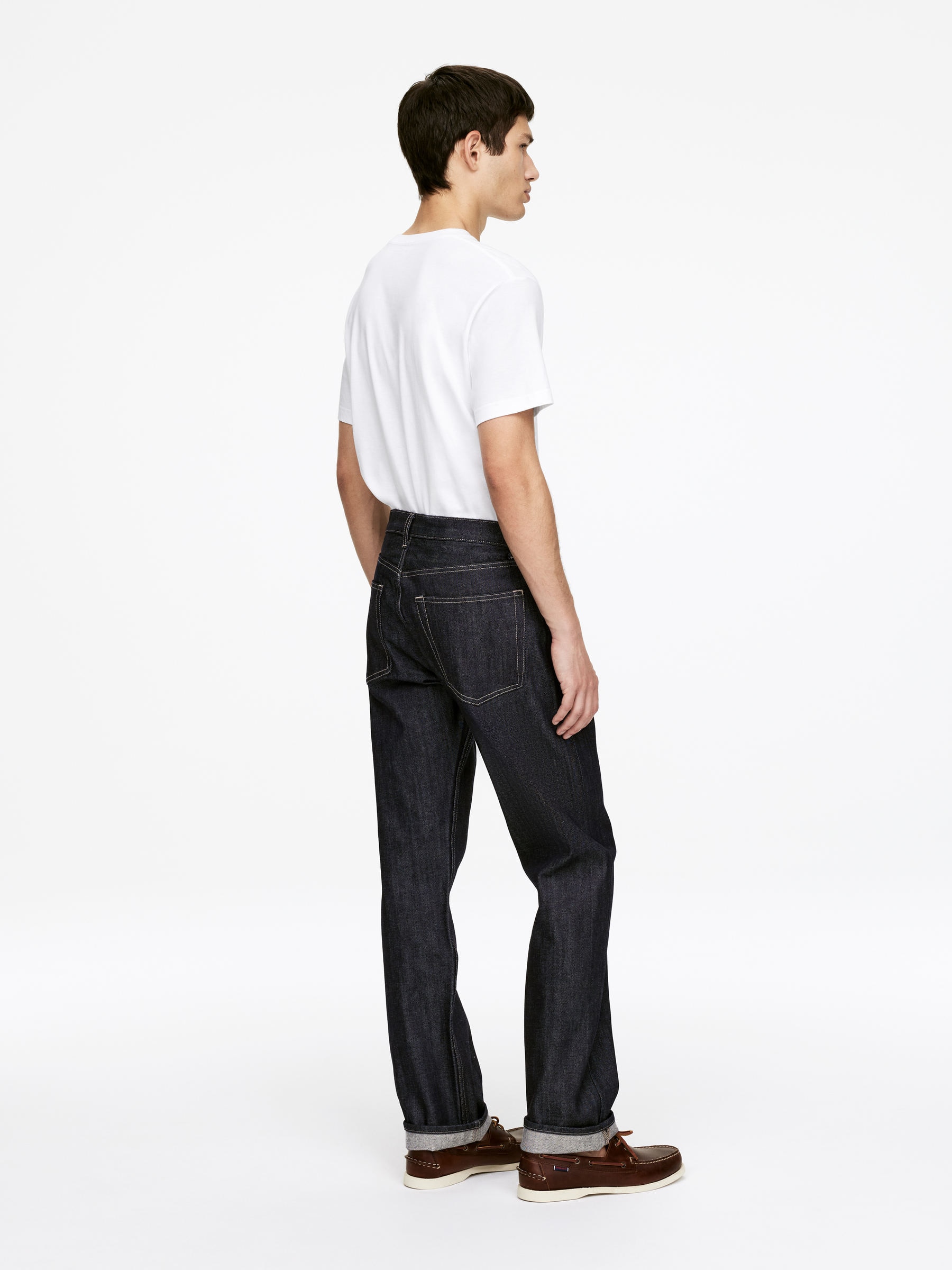 CLIFF jeans med rak passform - Otvättade/blå - Regular fit - Men - StillMedia/Lookbook - 1