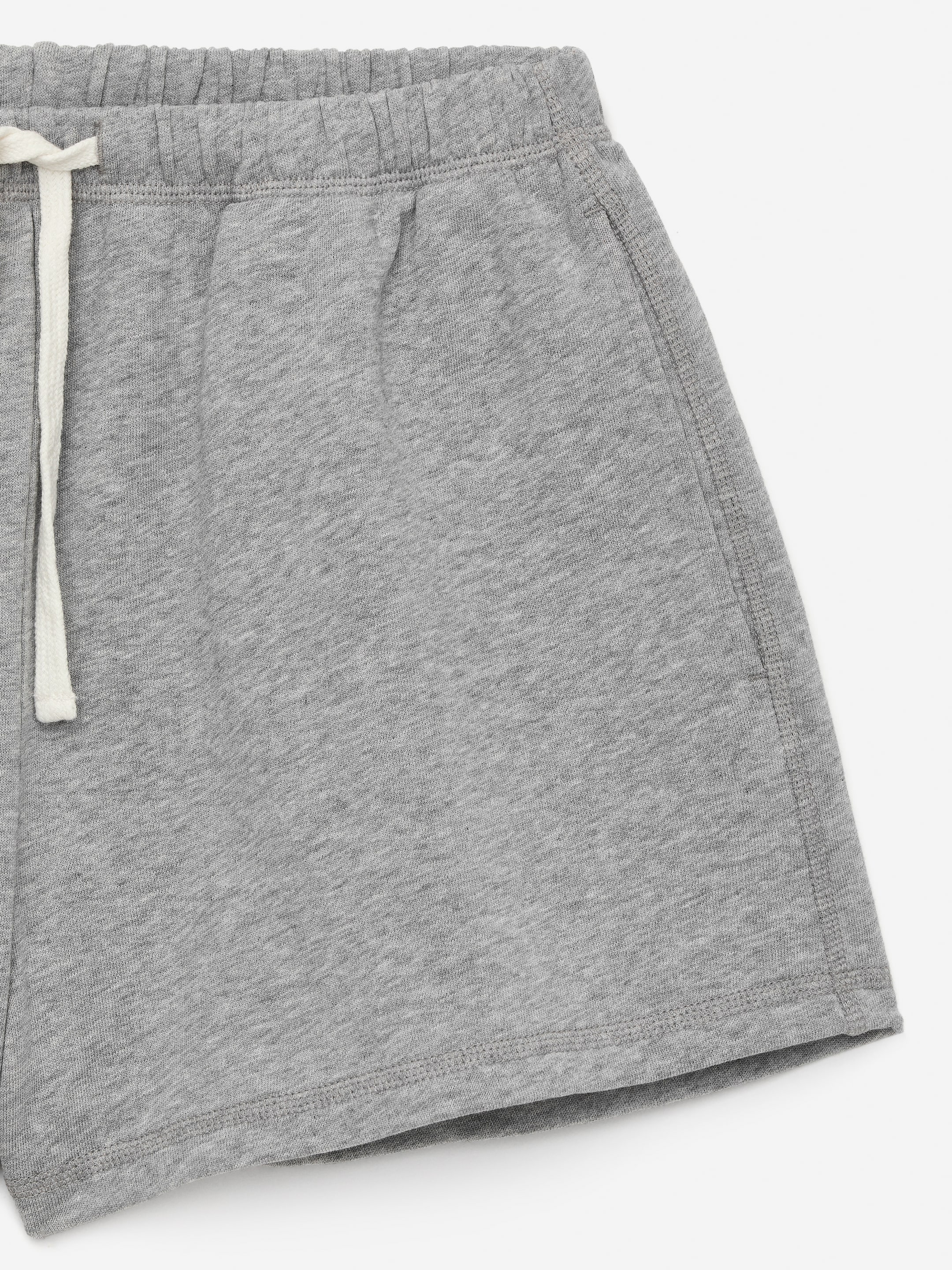 Cotton Terry Shorts - Grey - Regular fit - Women - StillMedia/DescriptiveDetail - 1