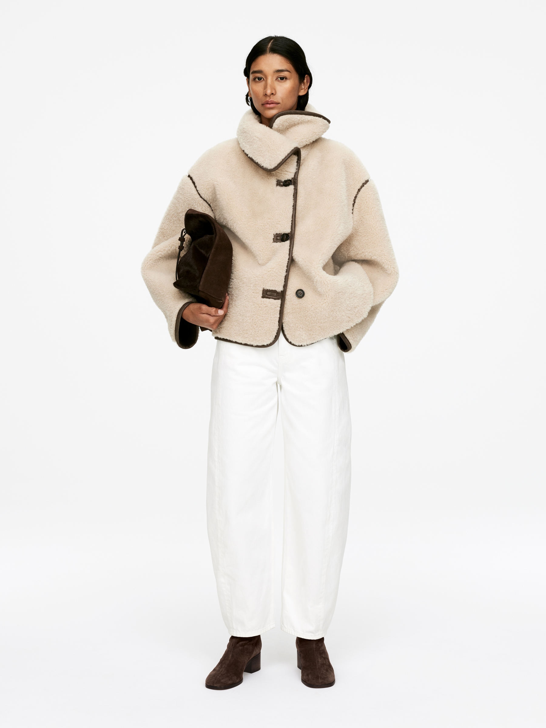 Suede Ankle Boots - Brown - Women - StillMedia/Lookbook - 7