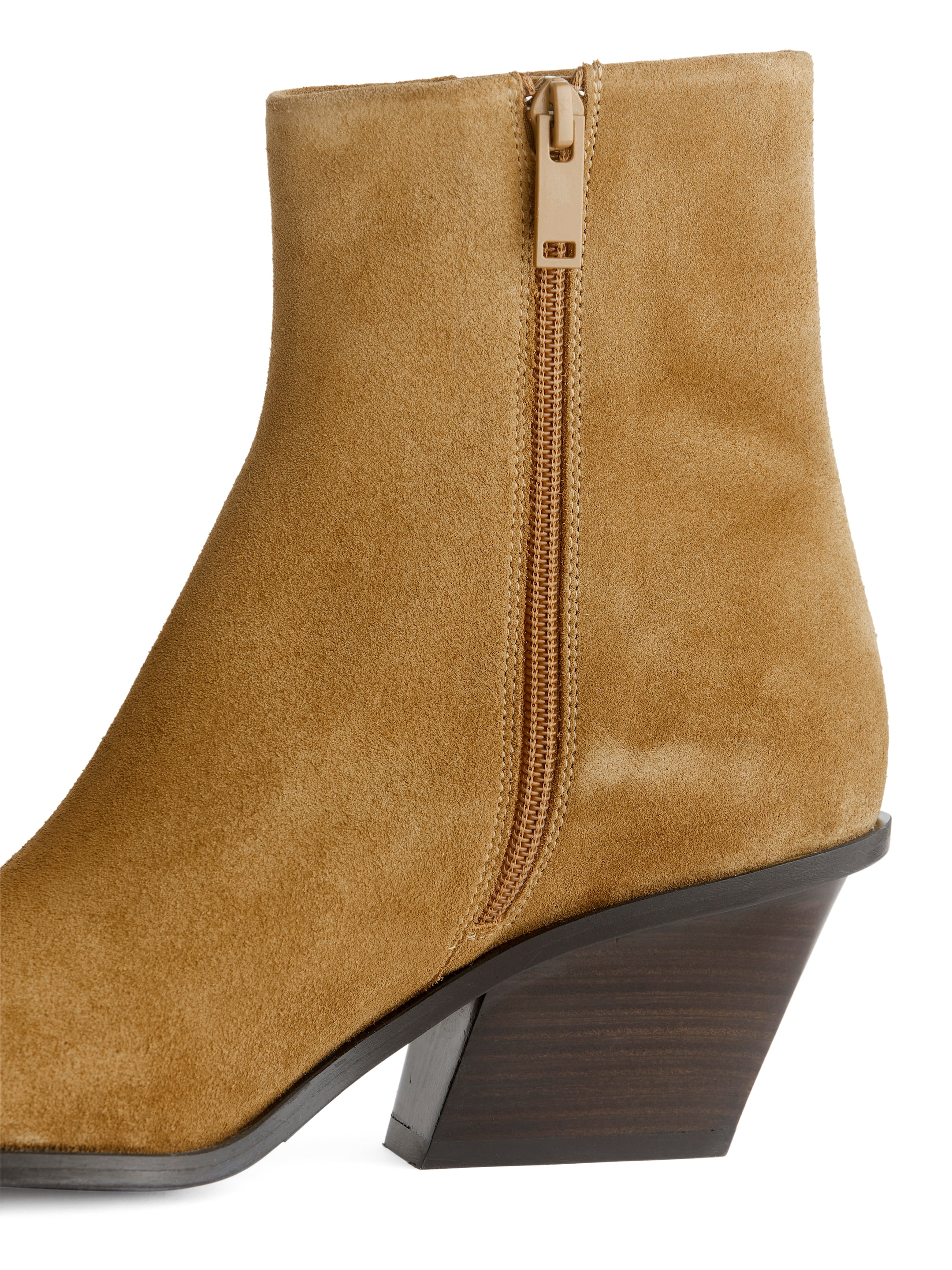 Stövletter i mocka - Beige - Women - StillMedia/DescriptiveDetail - 3