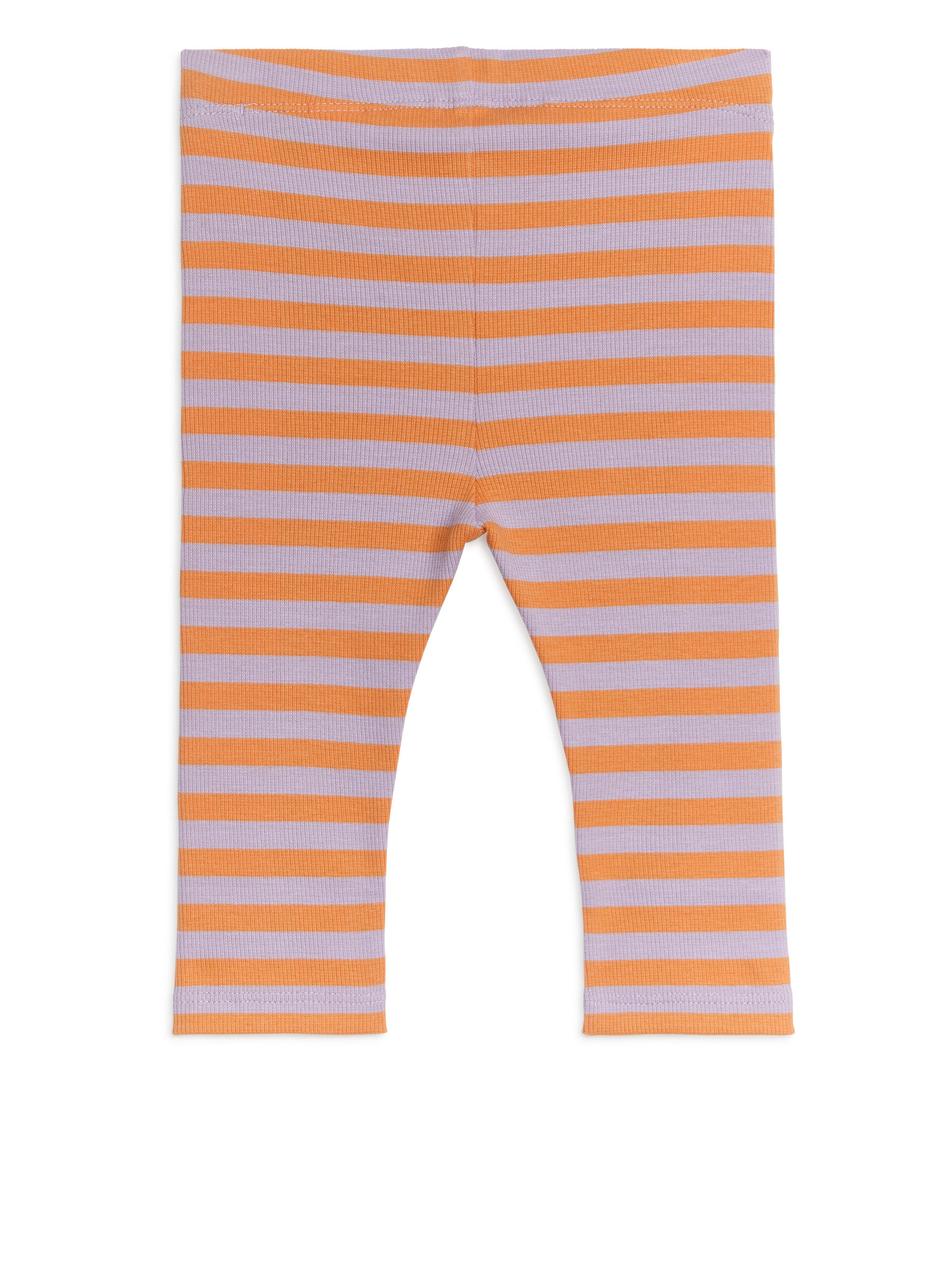 Gerippte Leggings - Flieder/Orange - Slim Fit - Kinder - StillMedia/DescriptiveStillLife - 2