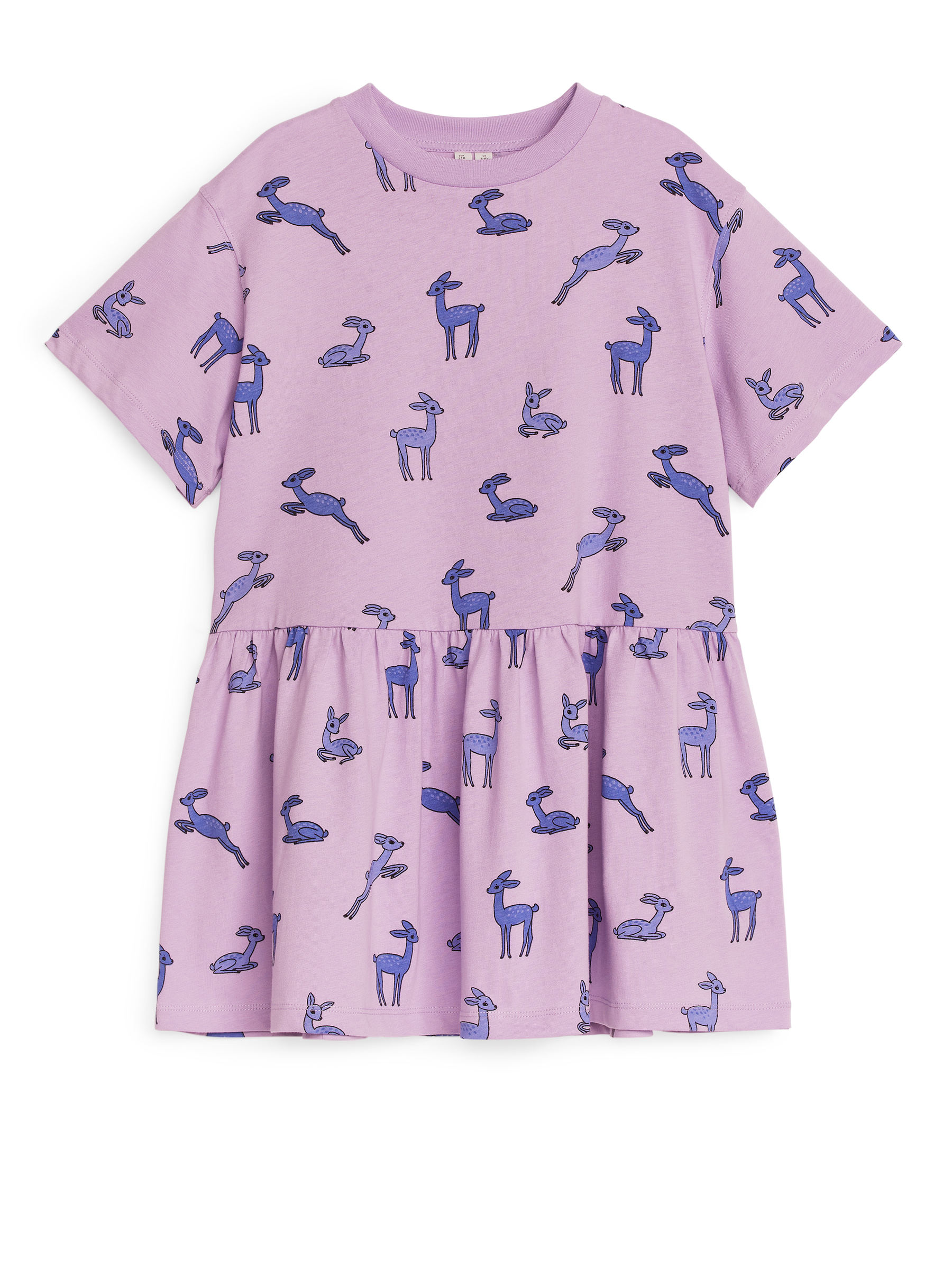 Jerseykleid mit Rüschen - Flieder/Reh - Relaxed Fit - Kinder - StillMedia/DescriptiveStillLife - 1