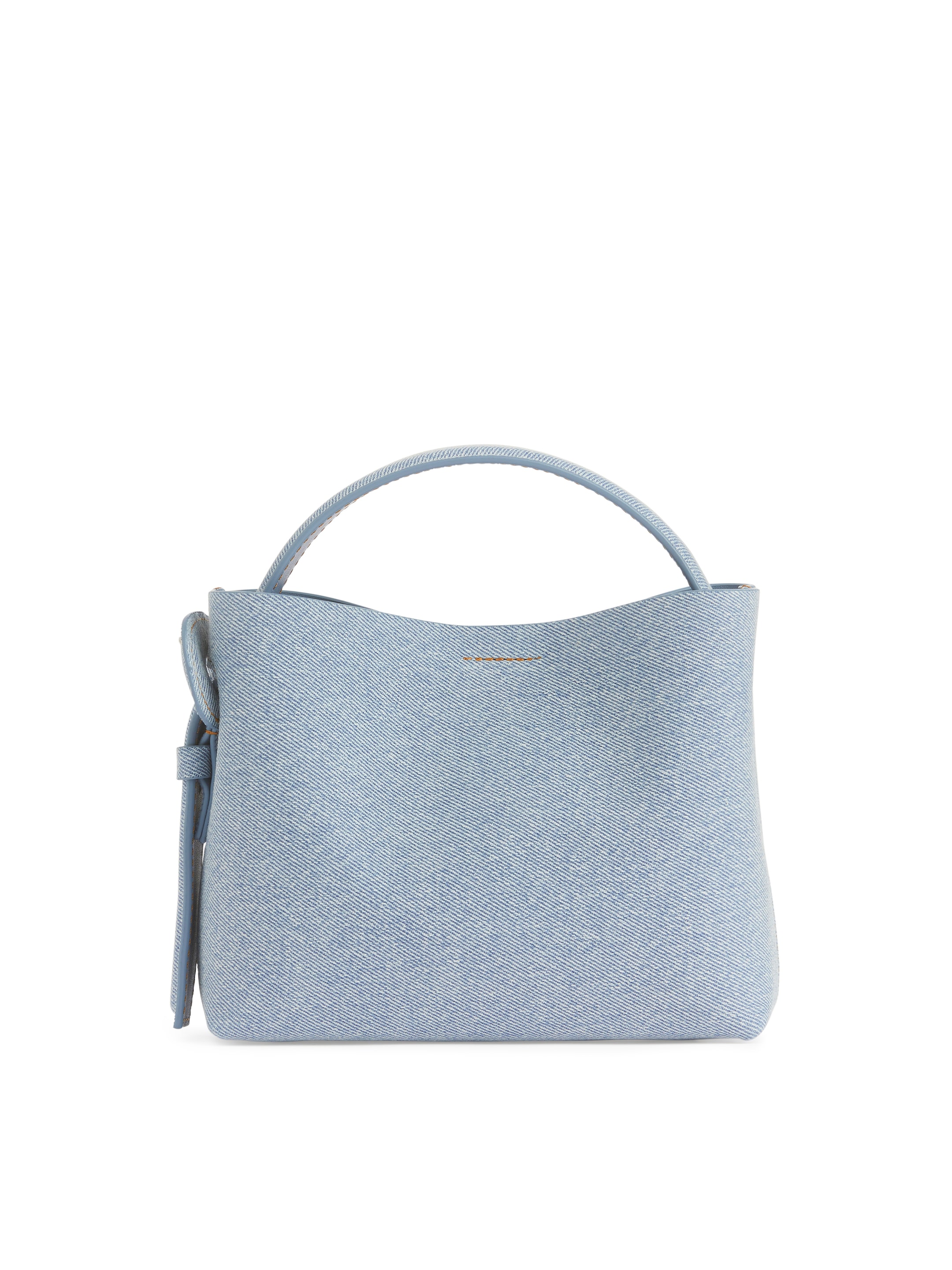 Bolso bandolera en denim-Blue-5910