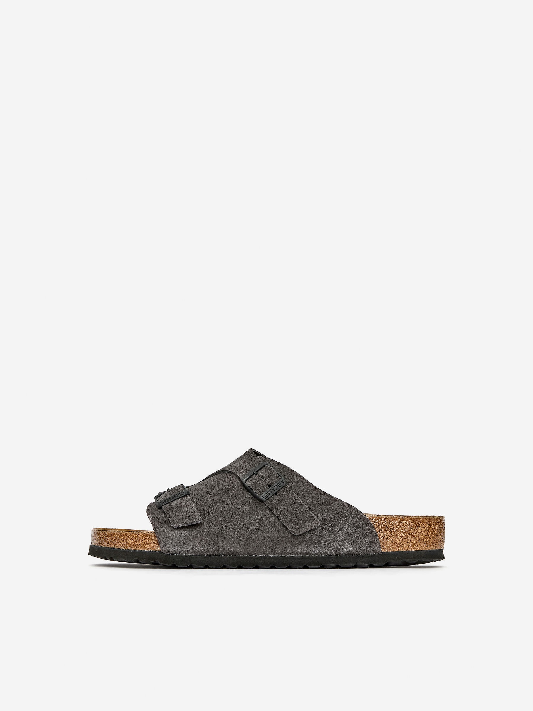 Birkenstock Zürich Suede Sandals - Grey - Men - StillMedia/DescriptiveStillLife - 2