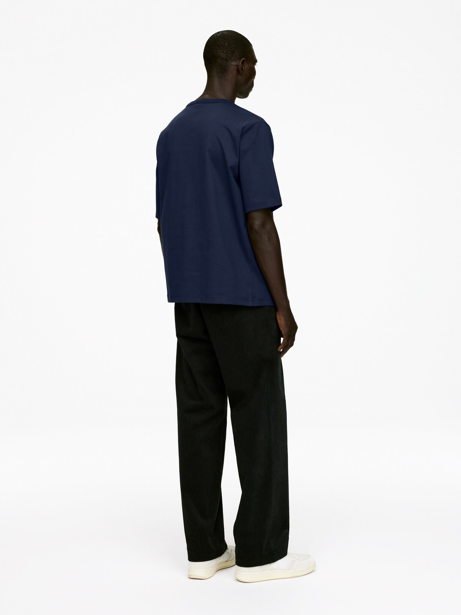 T-shirt oversize 270 GSM - Bleu foncé/Avoine/Blanc/Noir/Taupe foncé - 4