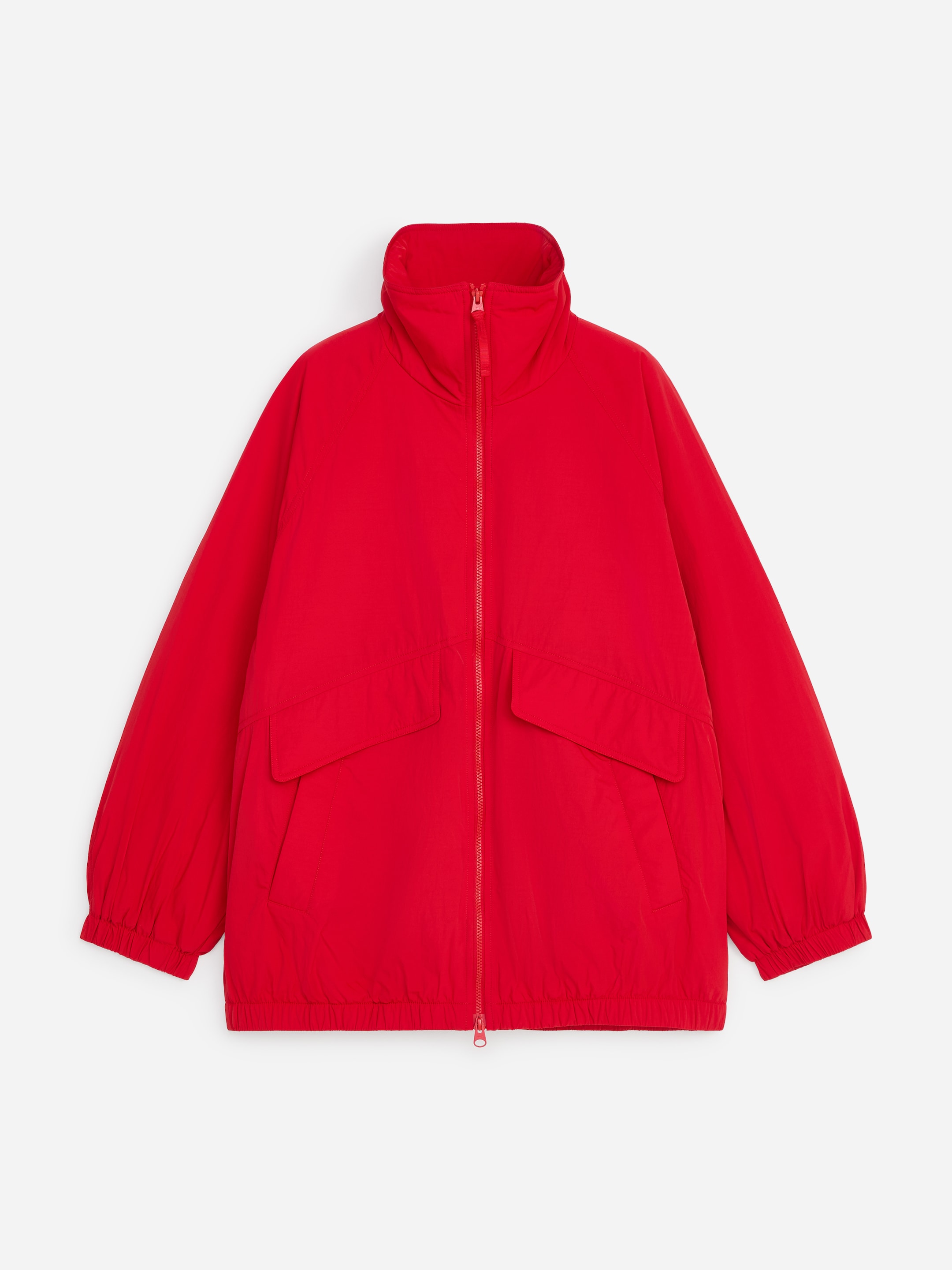 Wattierte Windjacke aus Nylon - Rot - Relaxed Fit - women - StillMedia/DescriptiveStillLife - 1