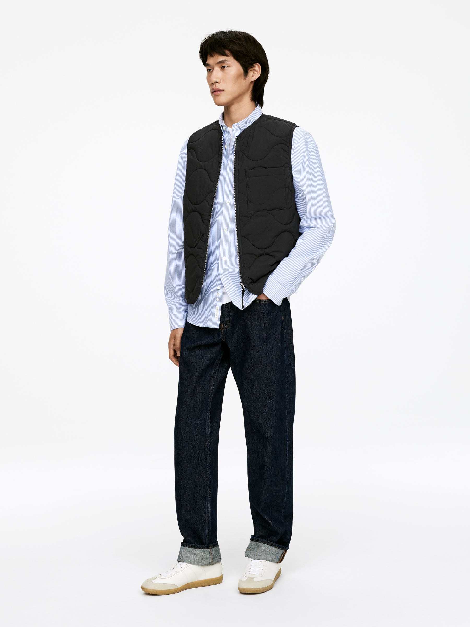 Quiltad 2-in-1-väst - Svart - Regular fit - Men - StillMedia/Lookbook - 41