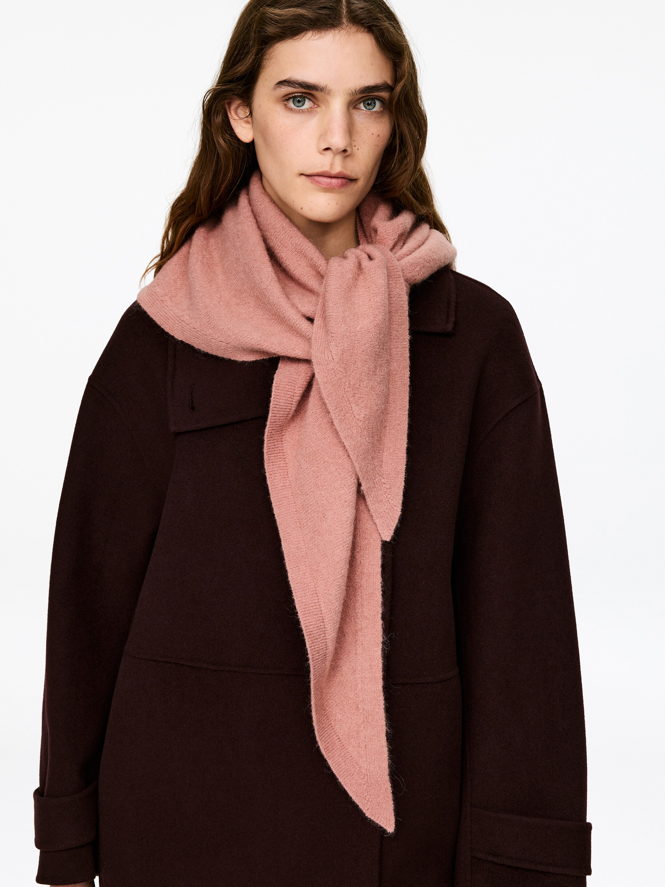 Visualizza immagine più grande: Sciarpa in misto lana e alpaca - Rosa polvere - DONNA | H&M IT 2