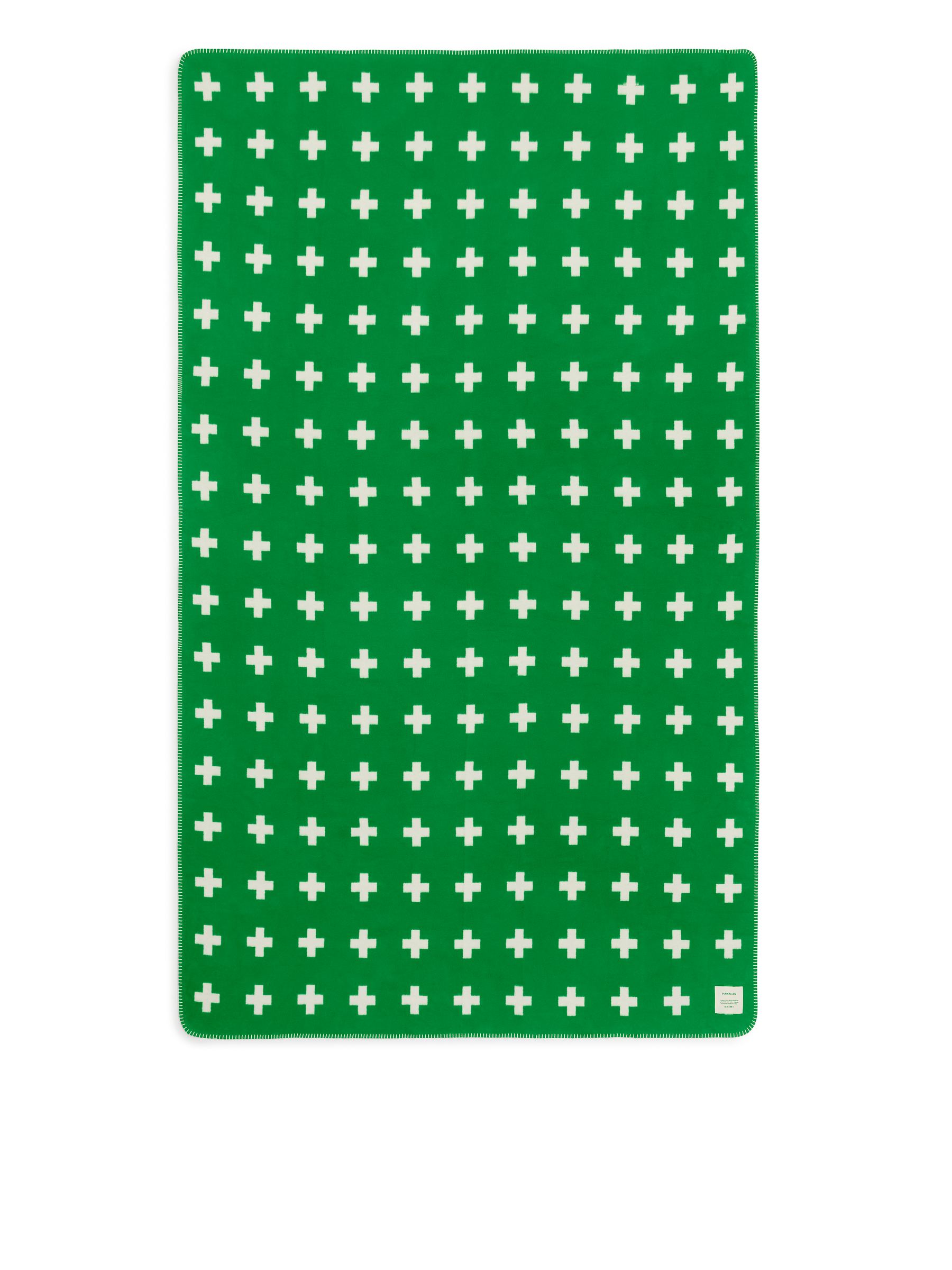 Pia Wallén Cross Blanket - Green/White - Homeware - StillMedia/DescriptiveStillLife - 2