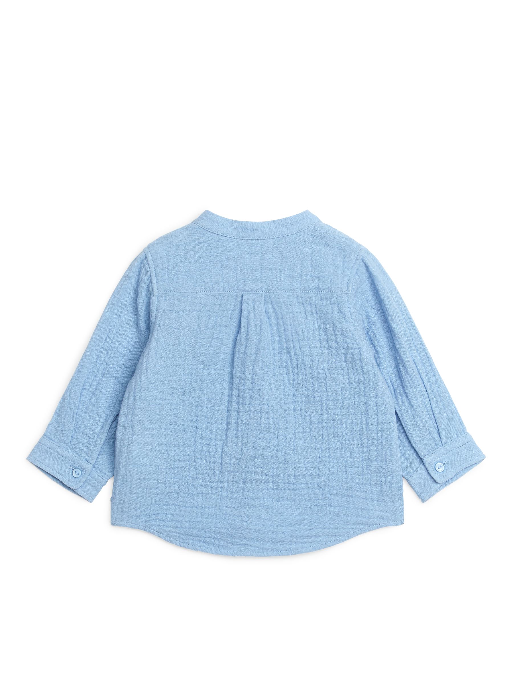 Baumwoll-Musselin-Hemd - Hellblau - Regular Fit - Kinder - StillMedia/DescriptiveStillLife - 3