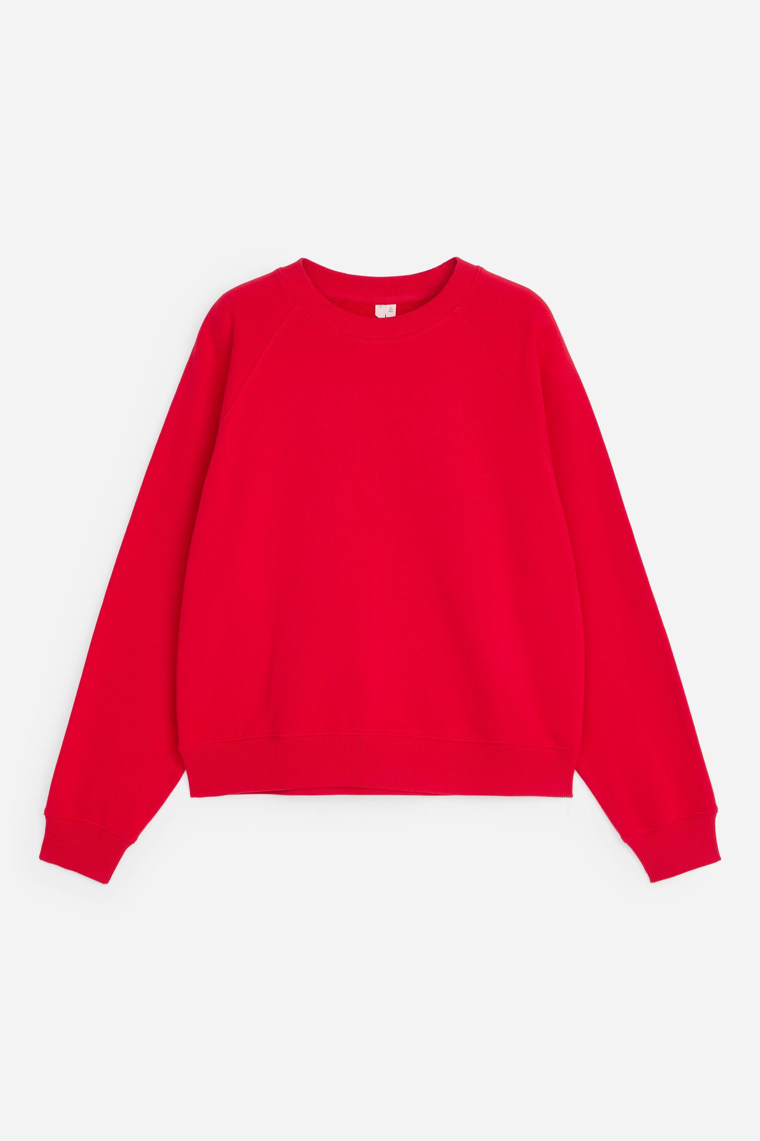Sweat en éponge - Rouge/Bleu foncé/Gris chiné/Bordeaux/Mauve/Marron/Noir - 1