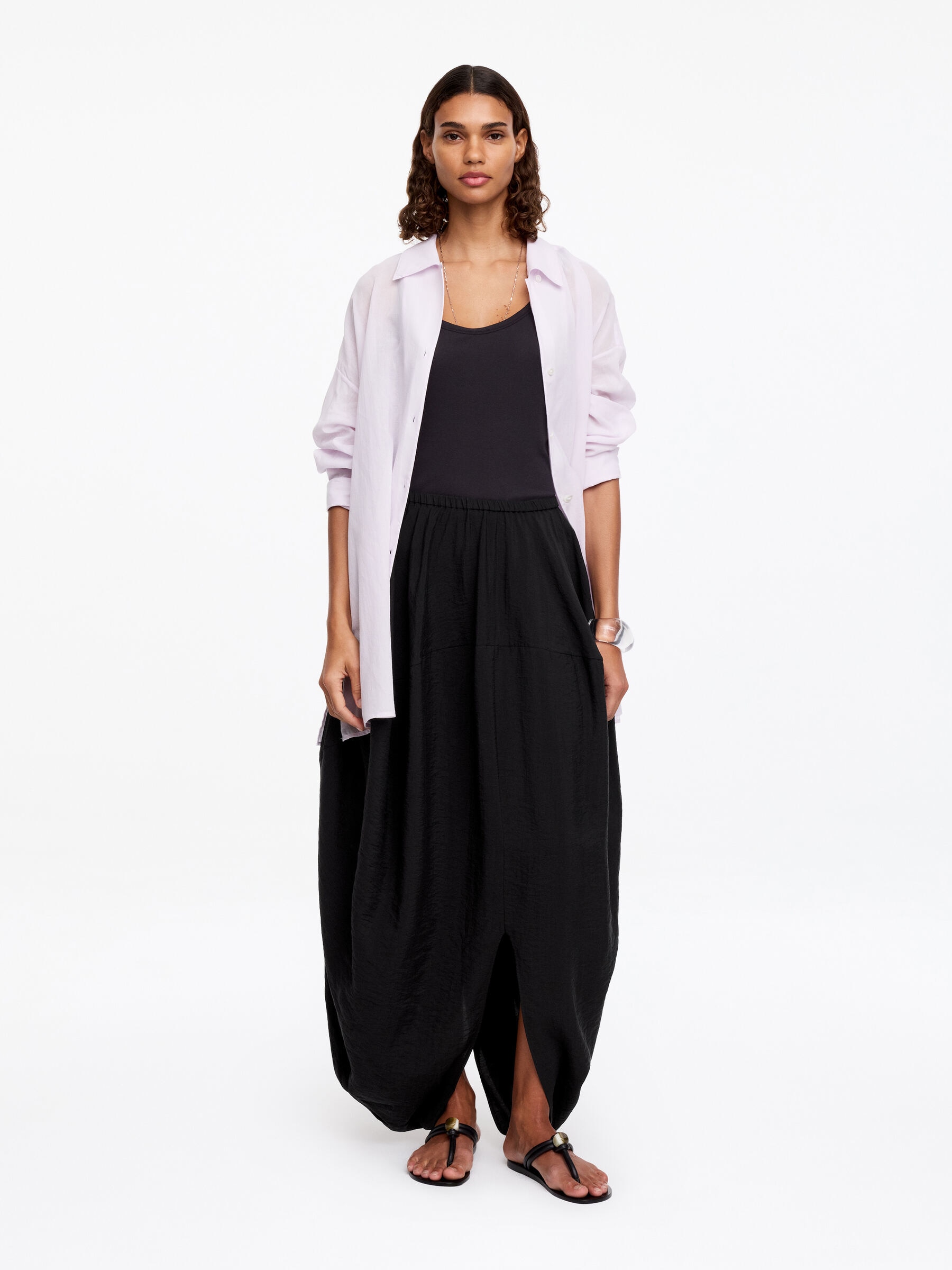 Kokonförmiger Rock - Schwarz - Regular Fit - Women - StillMedia/Lookbook - 6