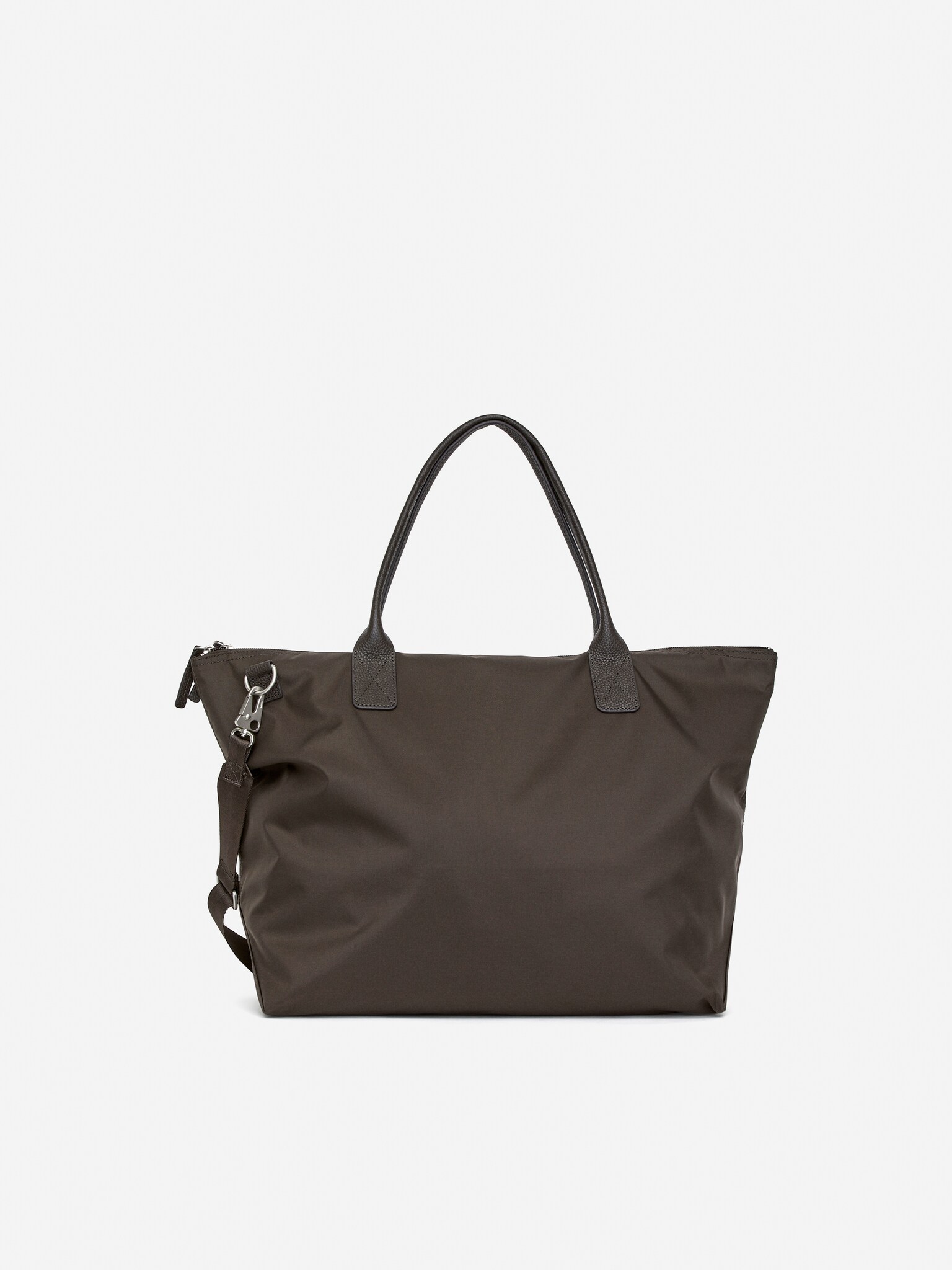 Bolso 36-Hour Tote con detalles en piel - Marrón - 4