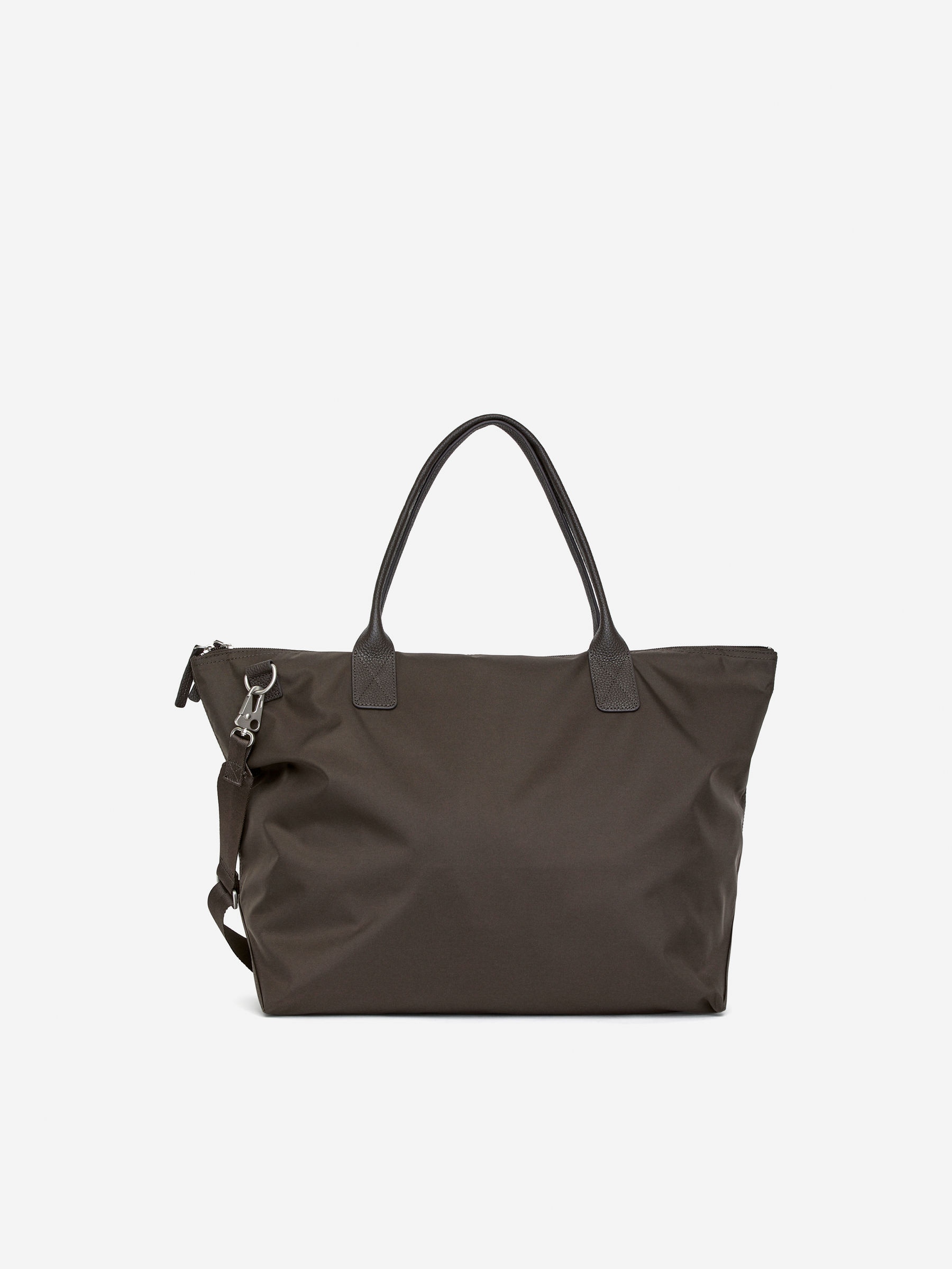 36-Hour Leather-Detailed Tote - Brown - Travel - StillMedia/DescriptiveStillLife - 5