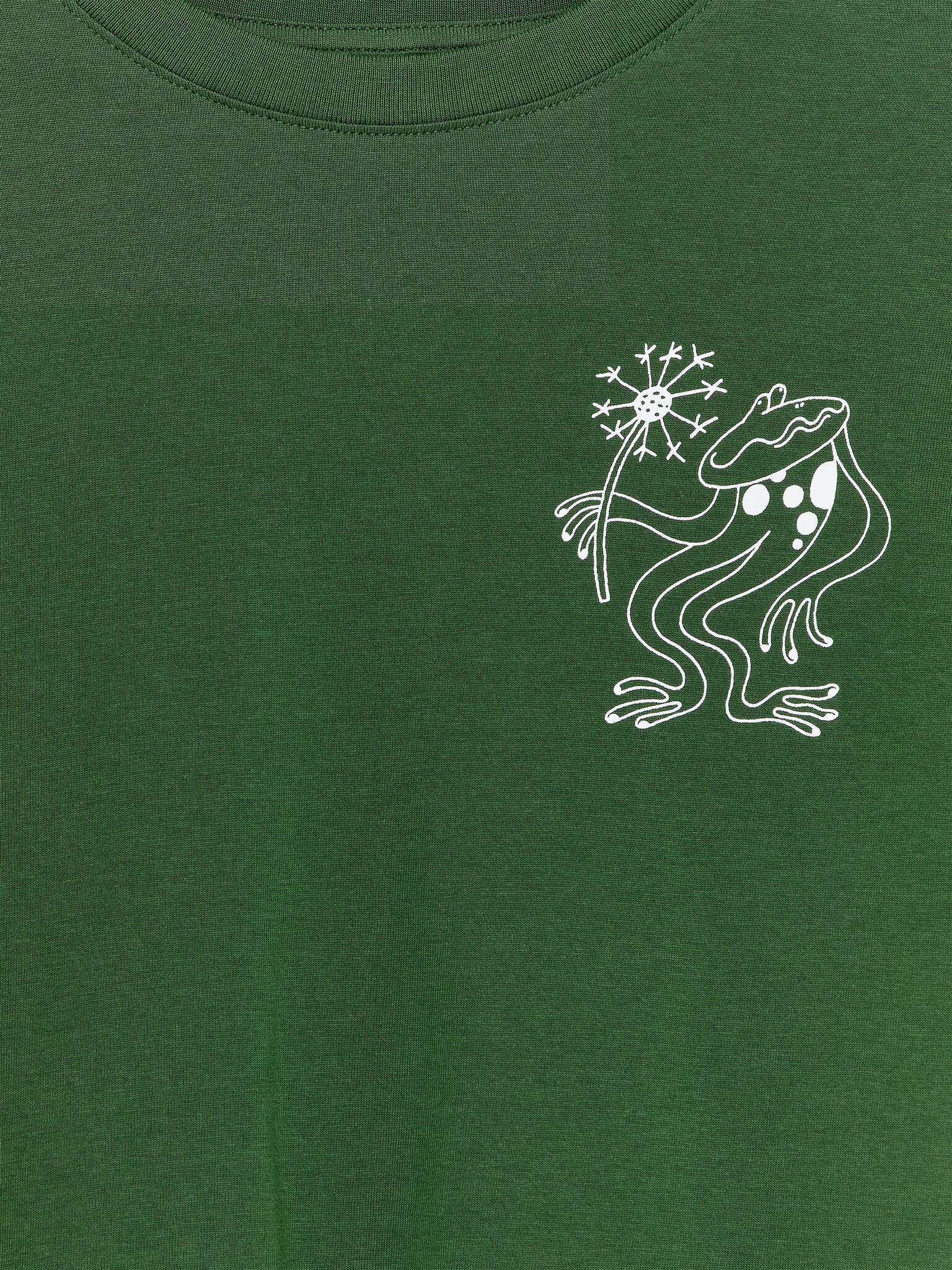 T-shirt à manches longues - Vert foncé/Beige/Bleu - 2